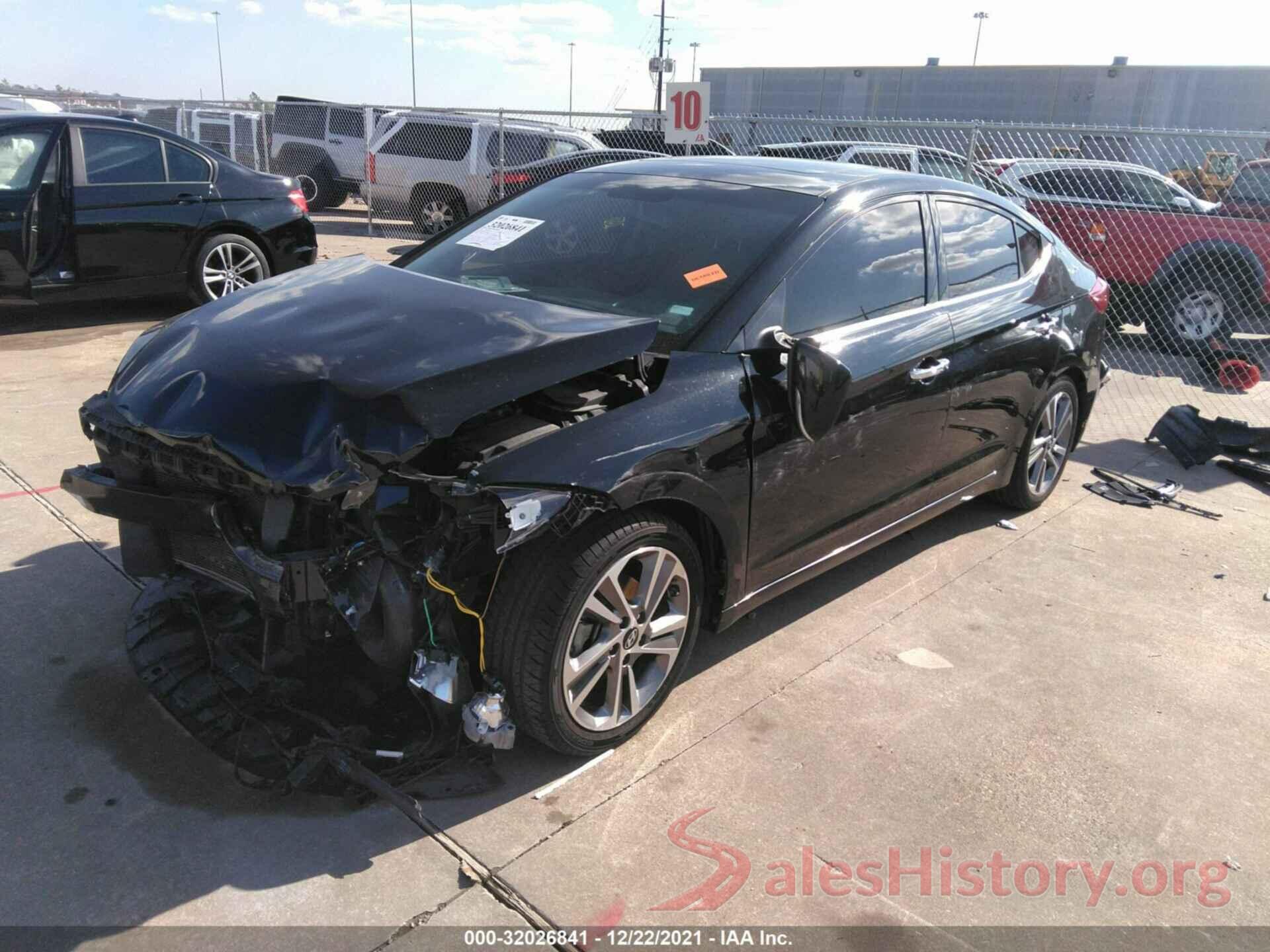 5NPD84LF7HH103318 2017 HYUNDAI ELANTRA