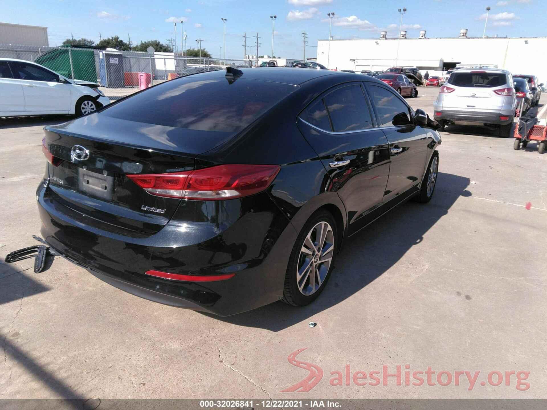 5NPD84LF7HH103318 2017 HYUNDAI ELANTRA