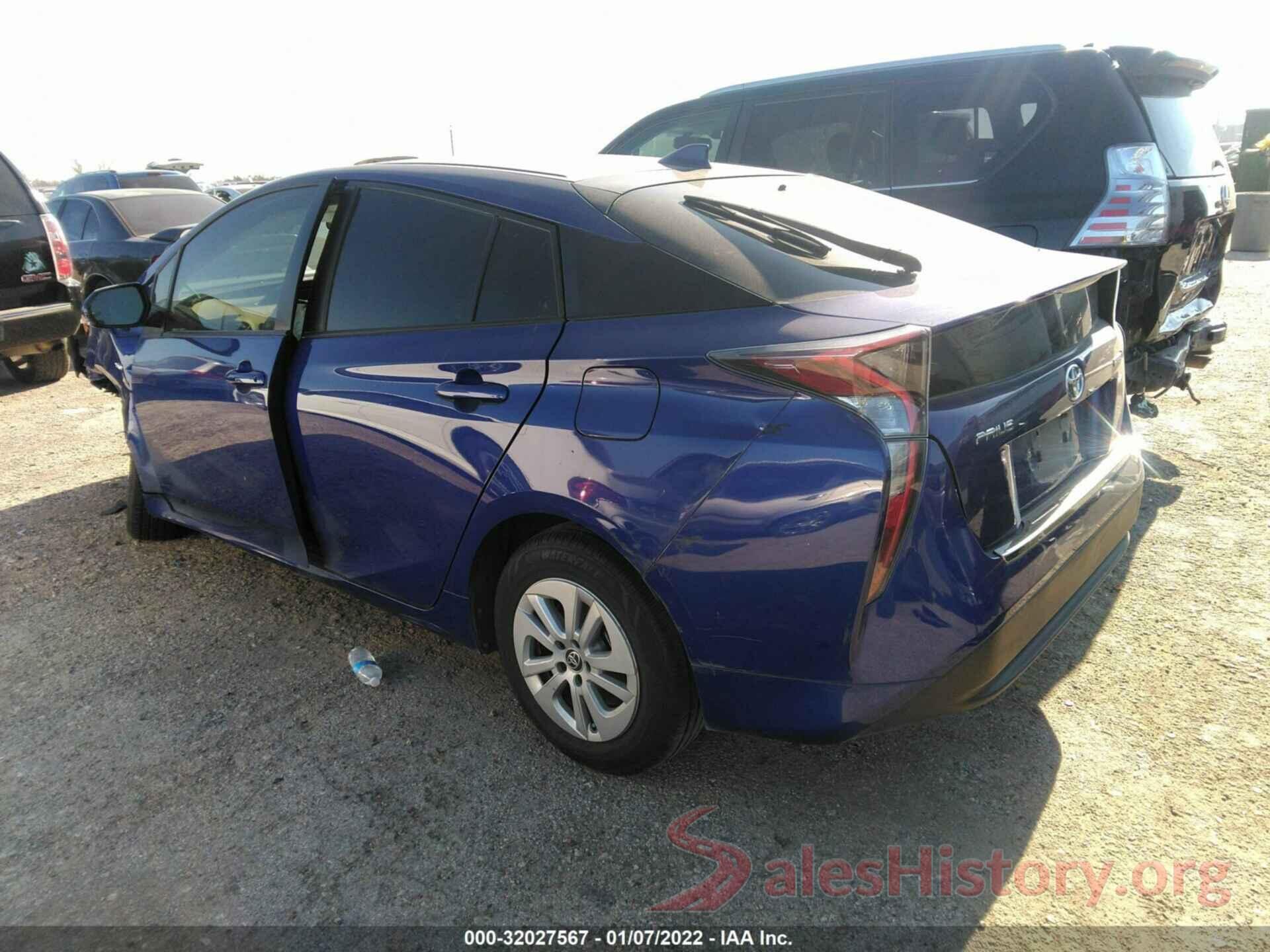 JTDKBRFU2G3529038 2016 TOYOTA PRIUS