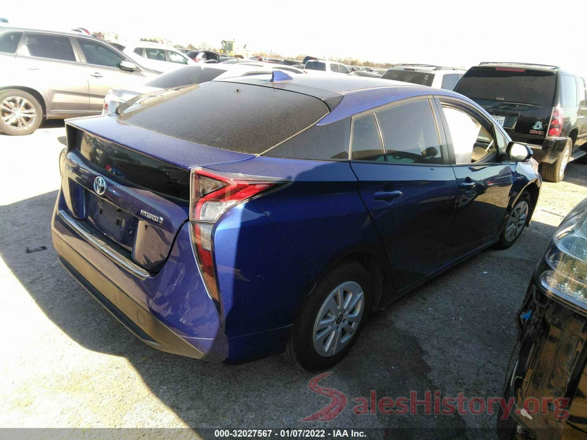 JTDKBRFU2G3529038 2016 TOYOTA PRIUS