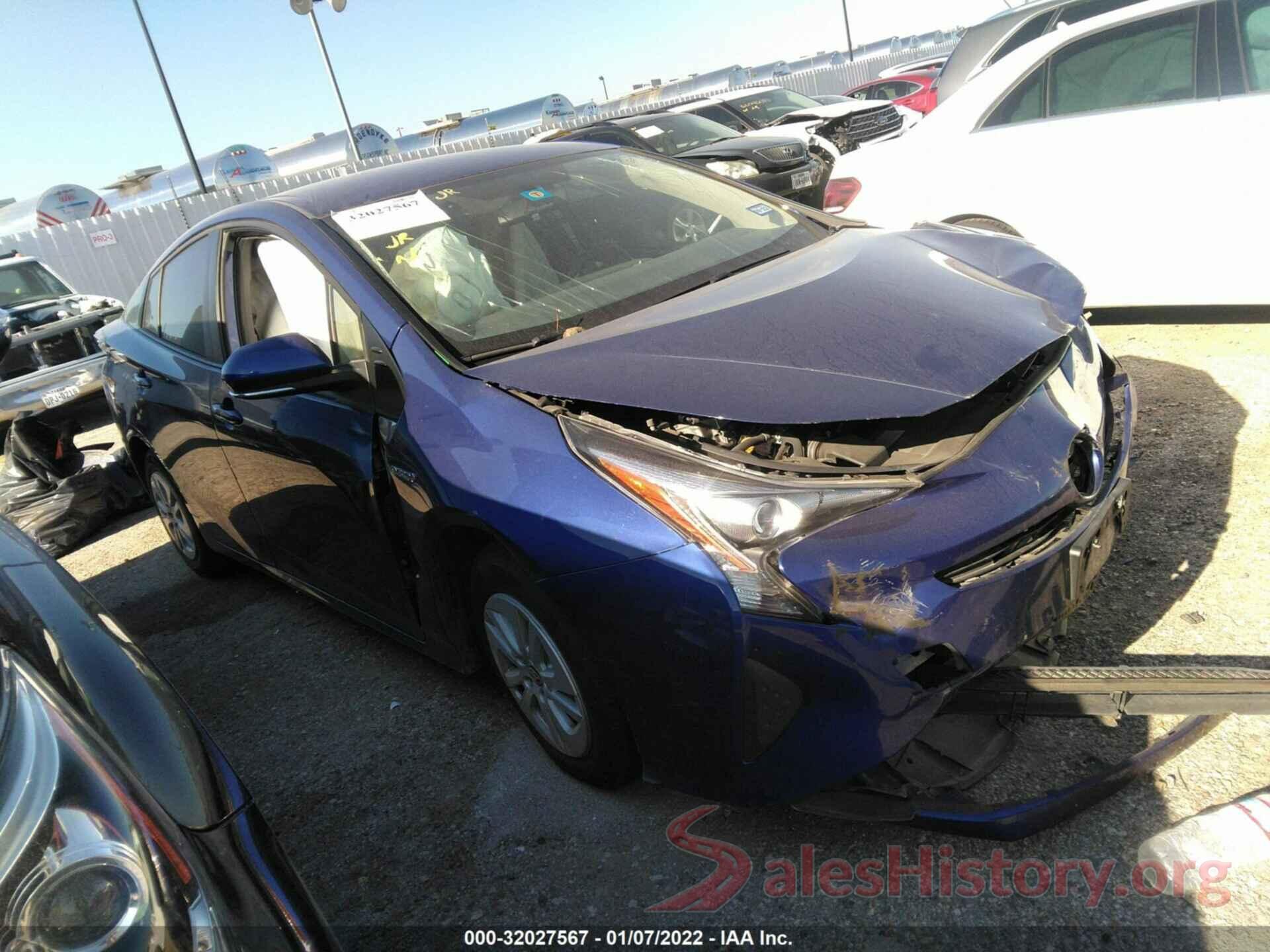 JTDKBRFU2G3529038 2016 TOYOTA PRIUS