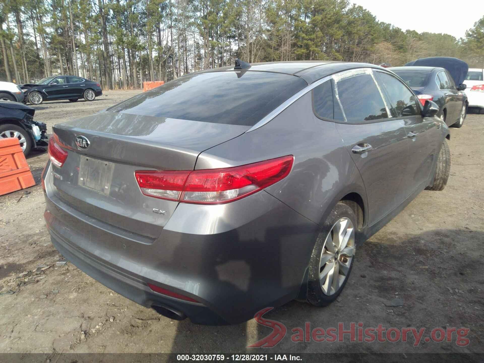 5XXGU4L33GG054479 2016 KIA OPTIMA