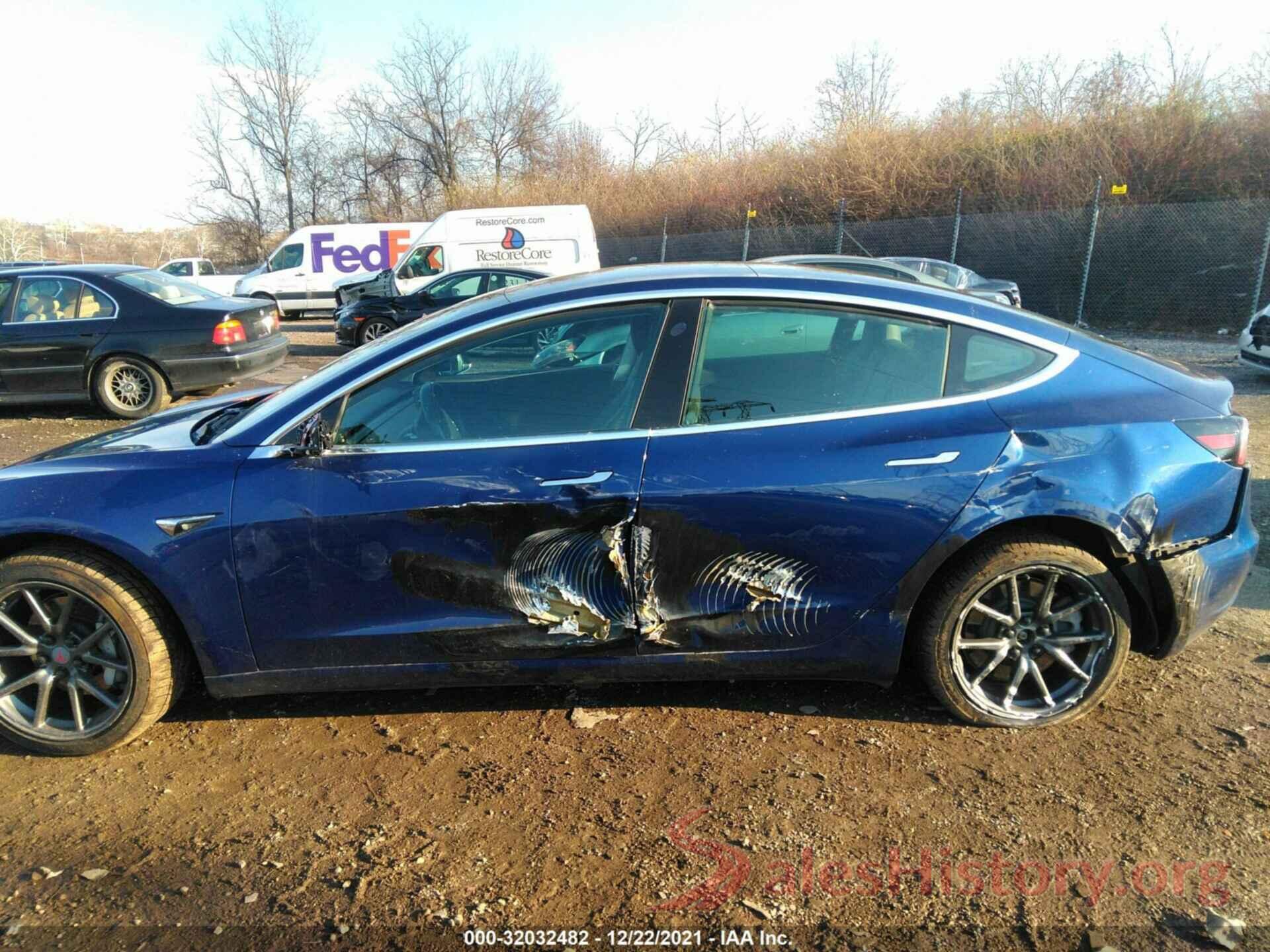 5YJ3E1EA3KF309276 2019 TESLA MODEL 3