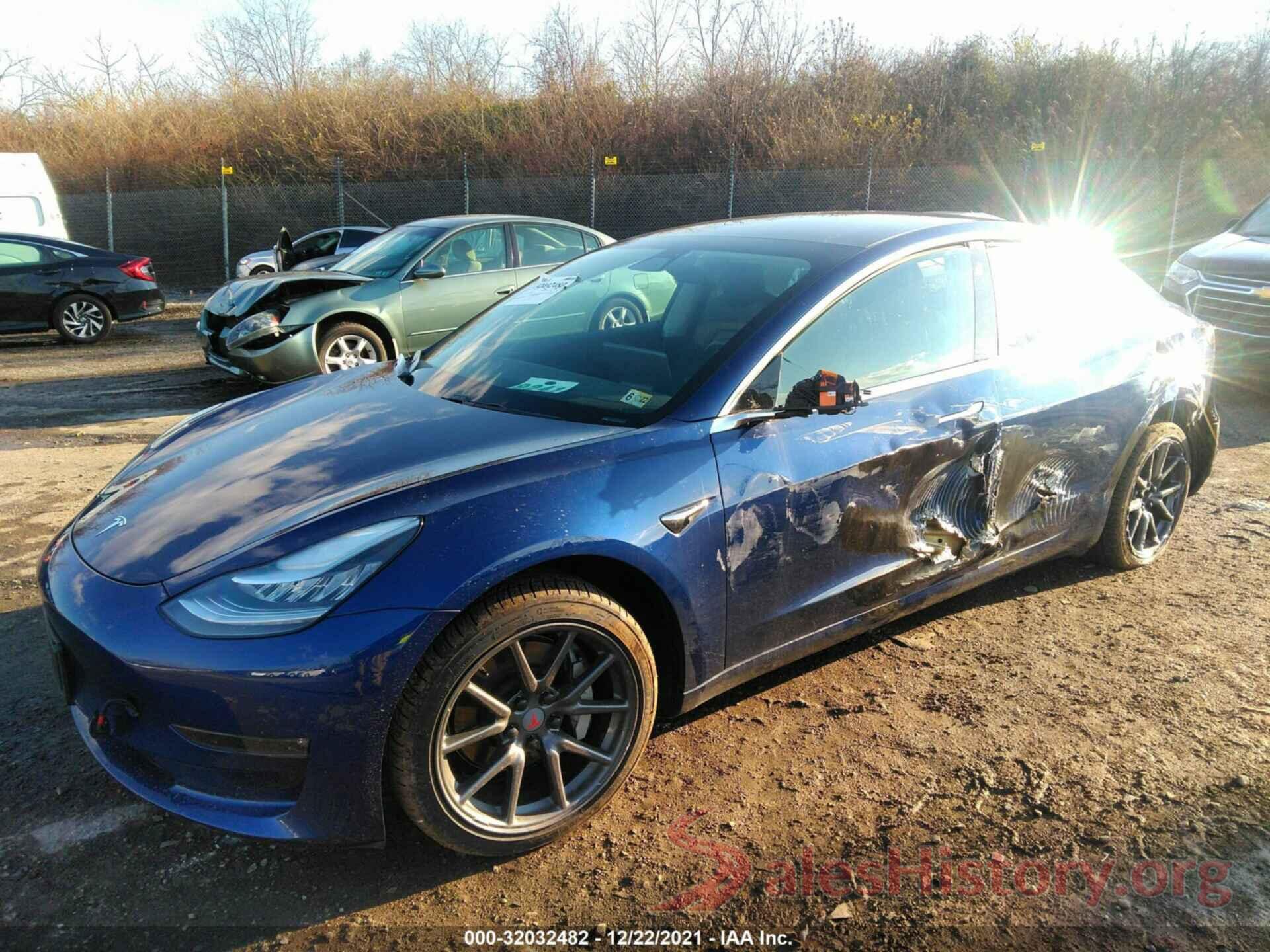 5YJ3E1EA3KF309276 2019 TESLA MODEL 3