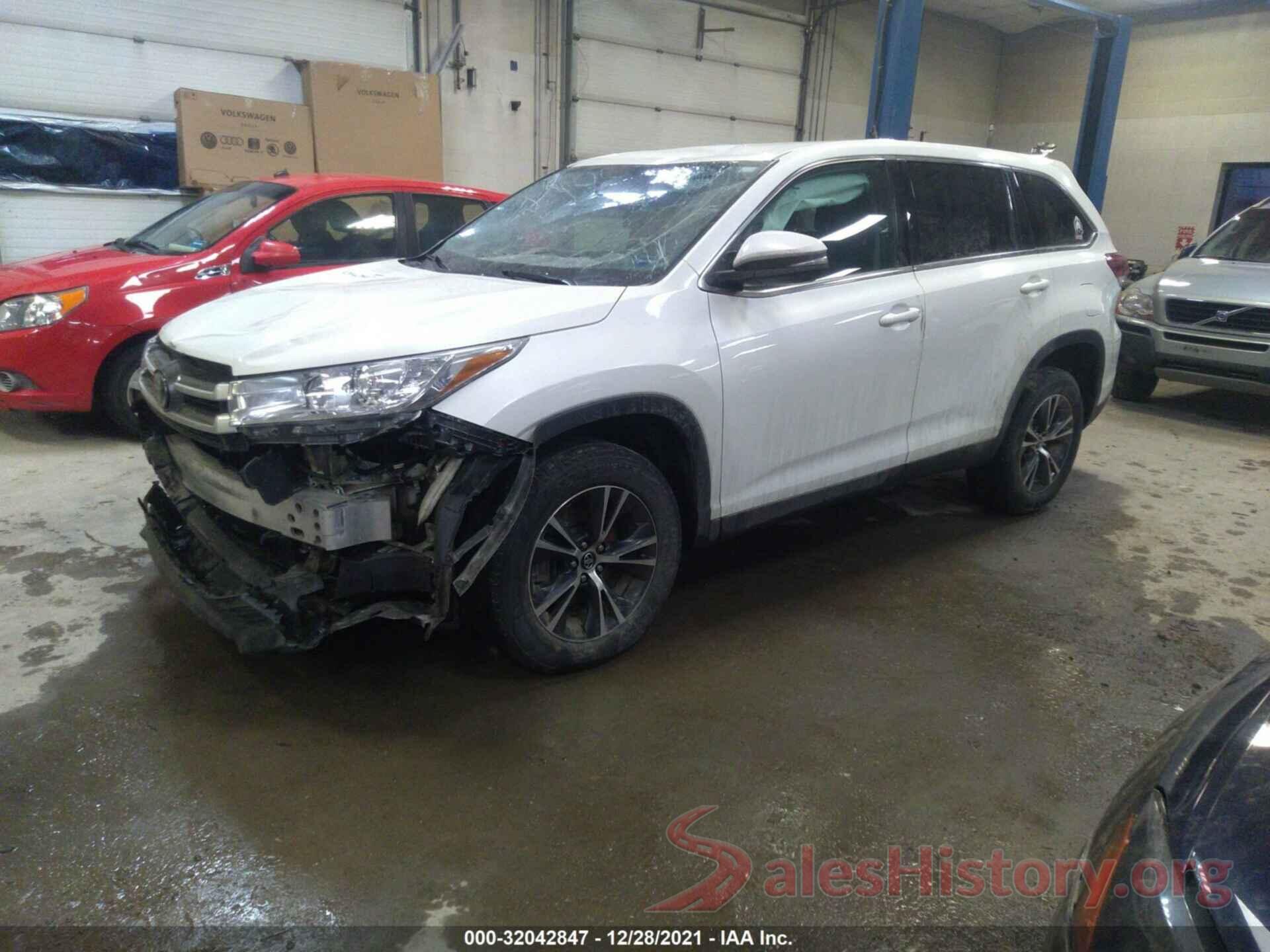 5TDZZRFH0KS313287 2019 TOYOTA HIGHLANDER