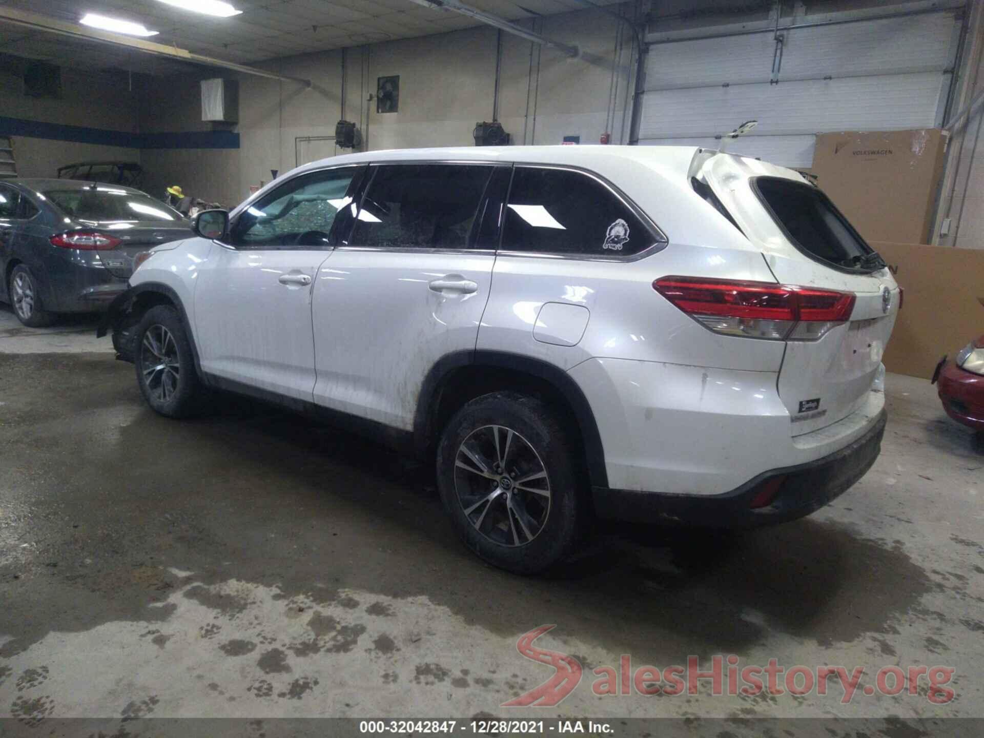 5TDZZRFH0KS313287 2019 TOYOTA HIGHLANDER