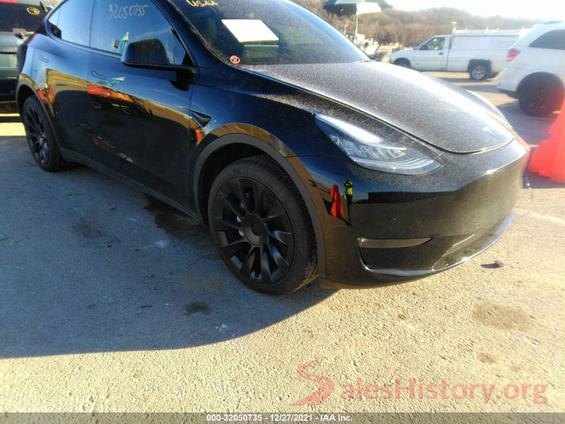 5YJYGDEE6MF229347 2021 TESLA MODEL Y