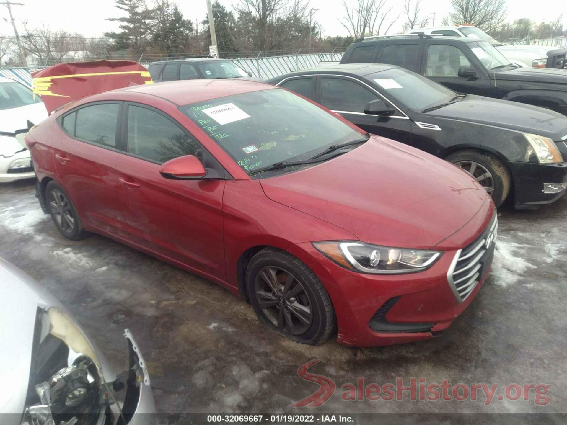 5NPD84LF9JH364021 2018 HYUNDAI ELANTRA