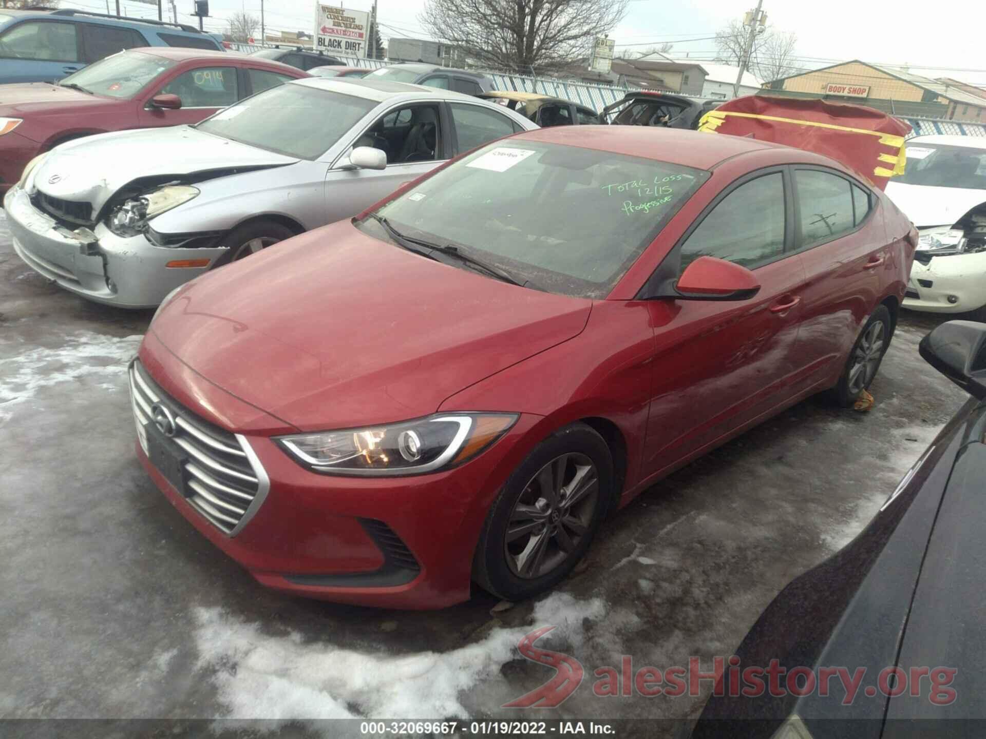 5NPD84LF9JH364021 2018 HYUNDAI ELANTRA