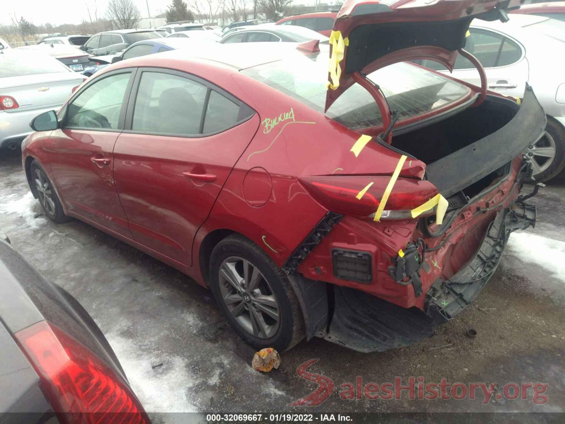 5NPD84LF9JH364021 2018 HYUNDAI ELANTRA