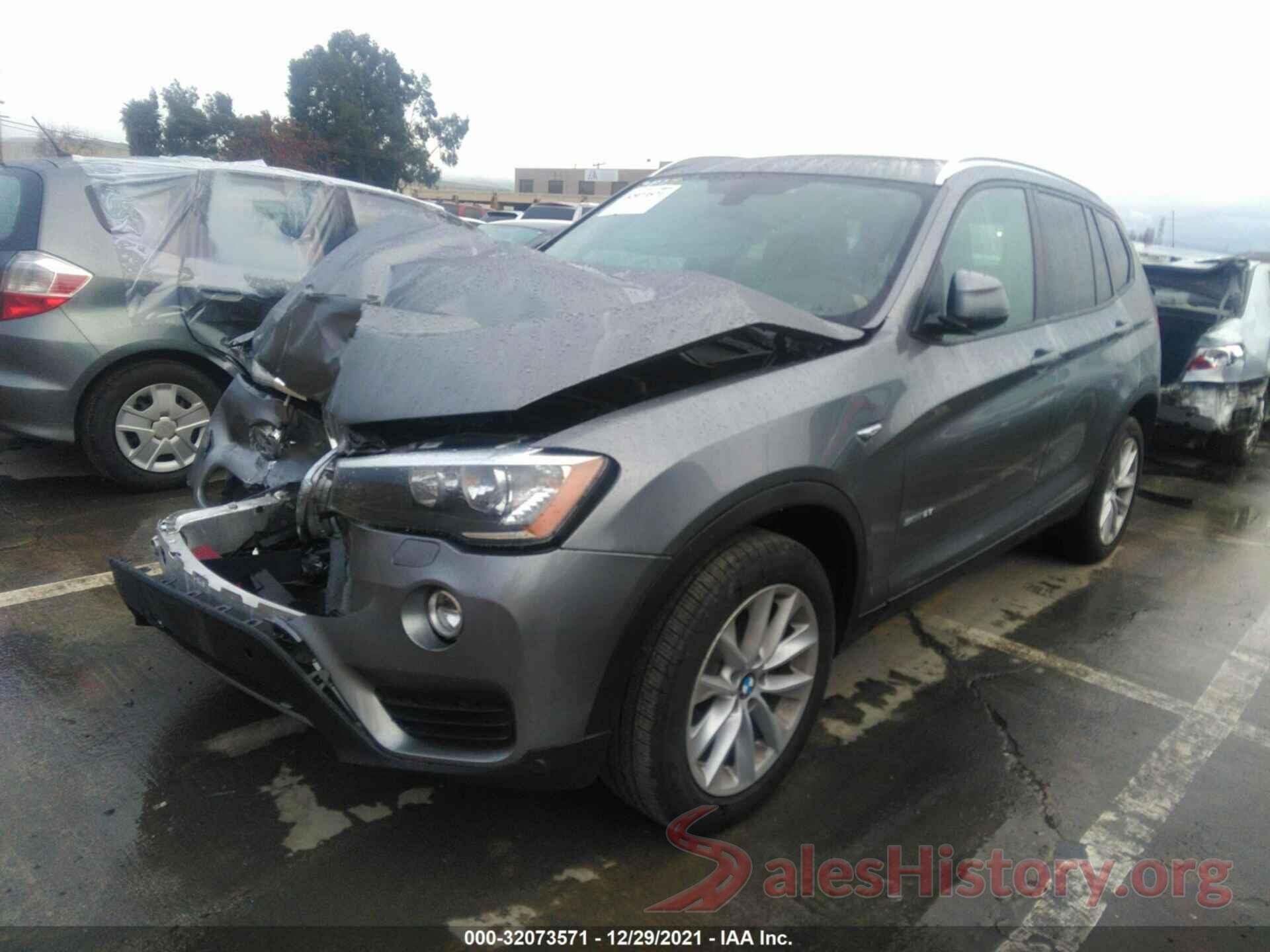 5UXWZ7C35H0X42290 2017 BMW X3