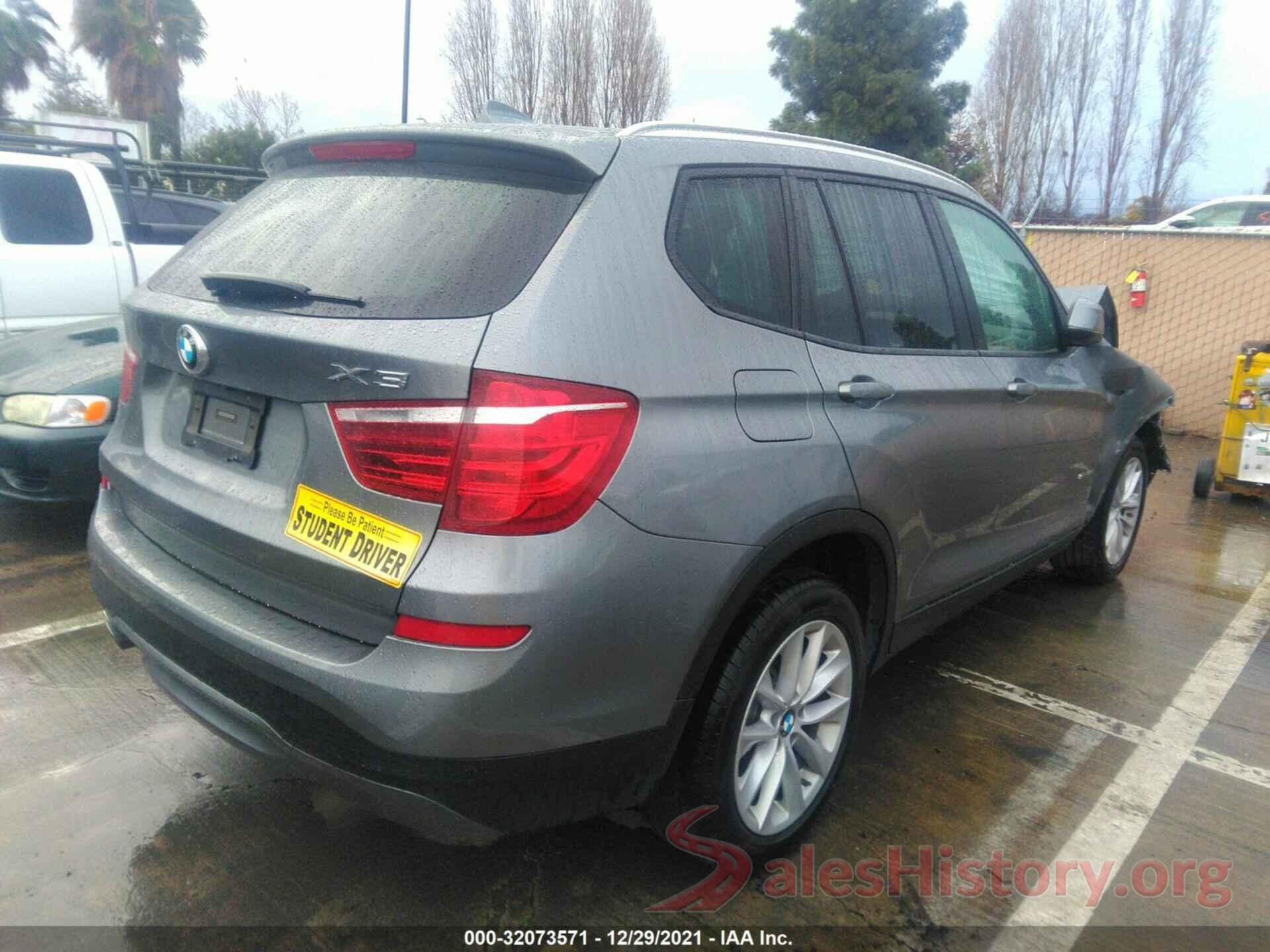 5UXWZ7C35H0X42290 2017 BMW X3