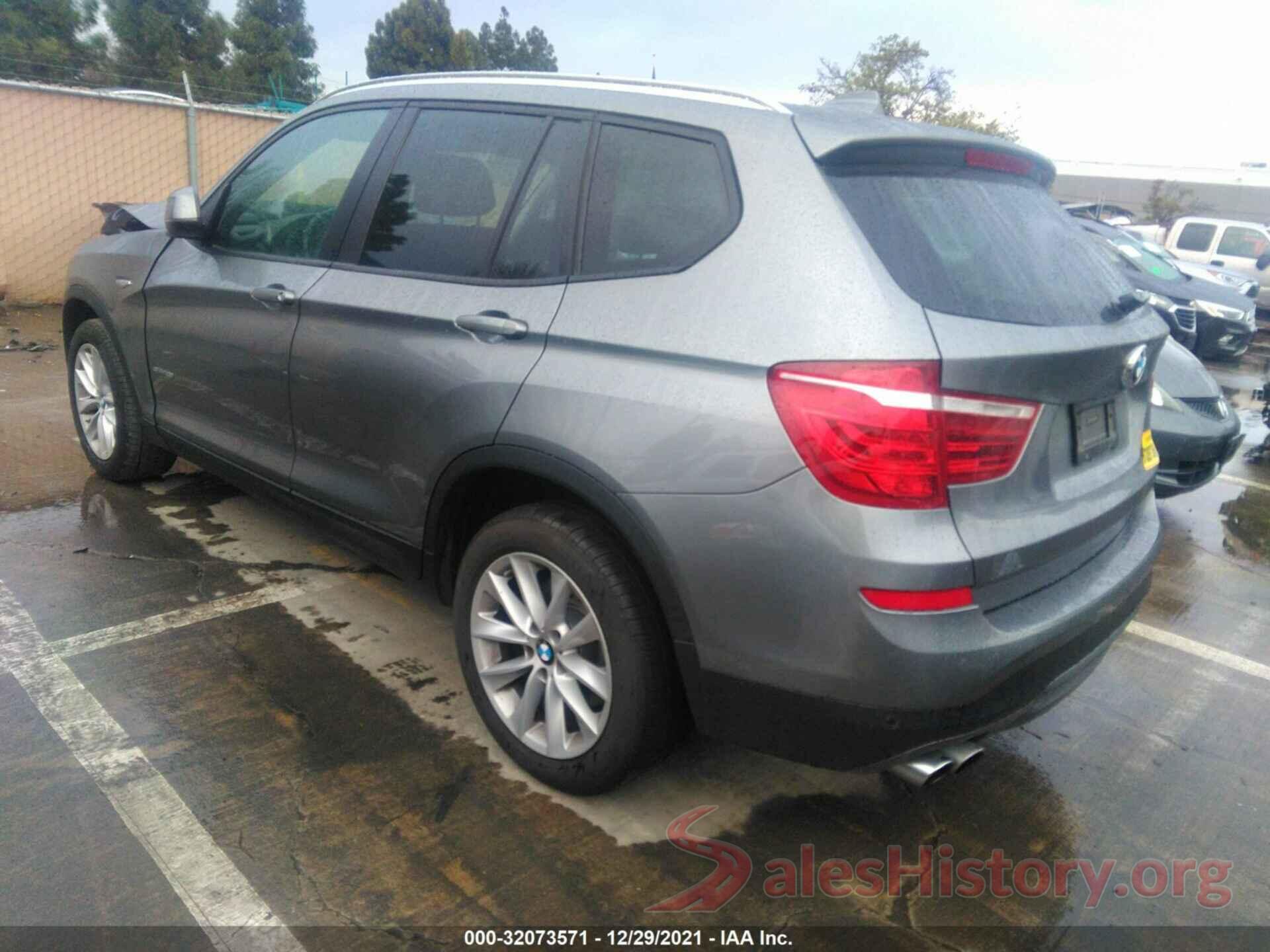 5UXWZ7C35H0X42290 2017 BMW X3