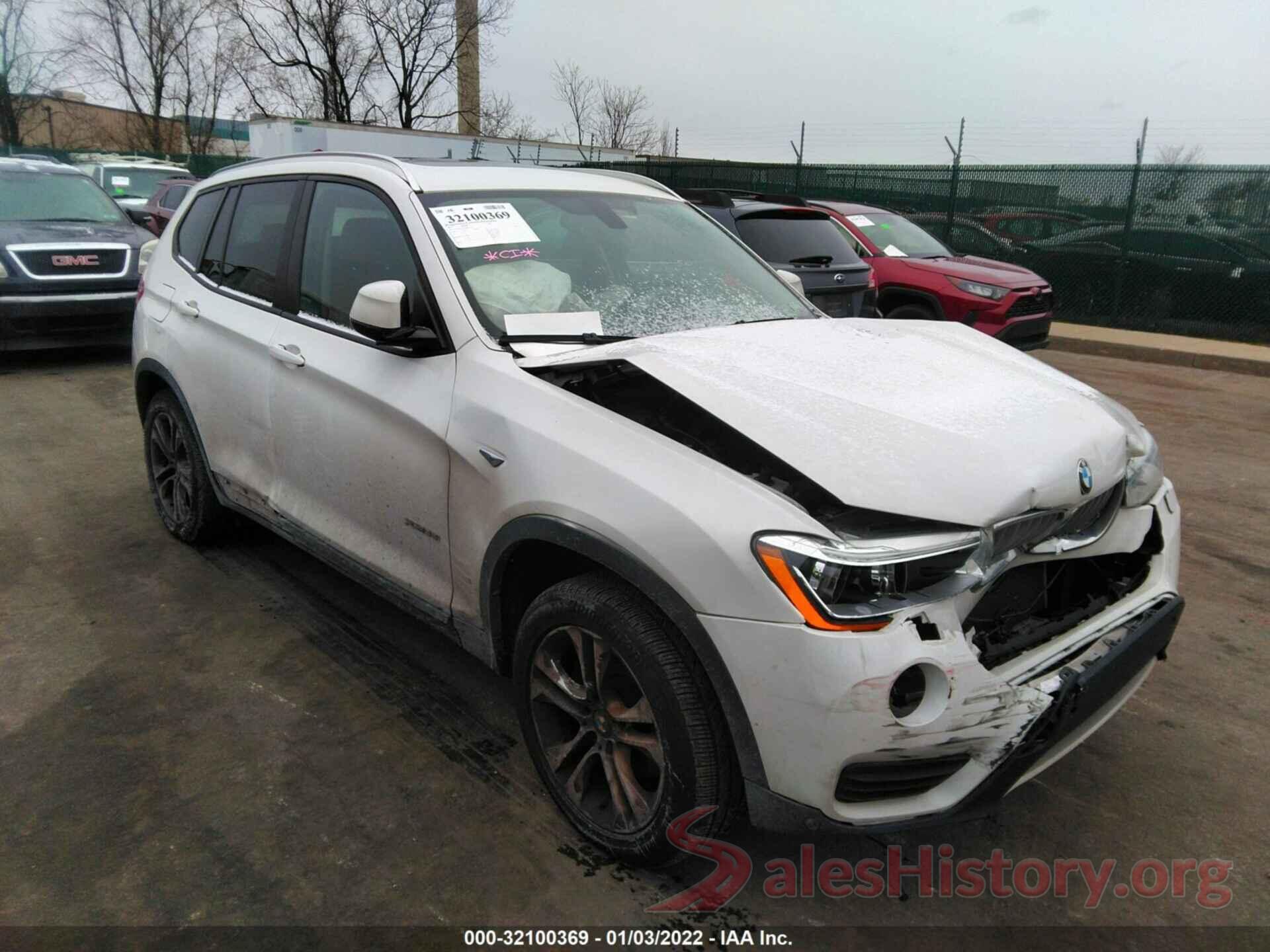 5UXWX7C59F0K31623 2015 BMW X3