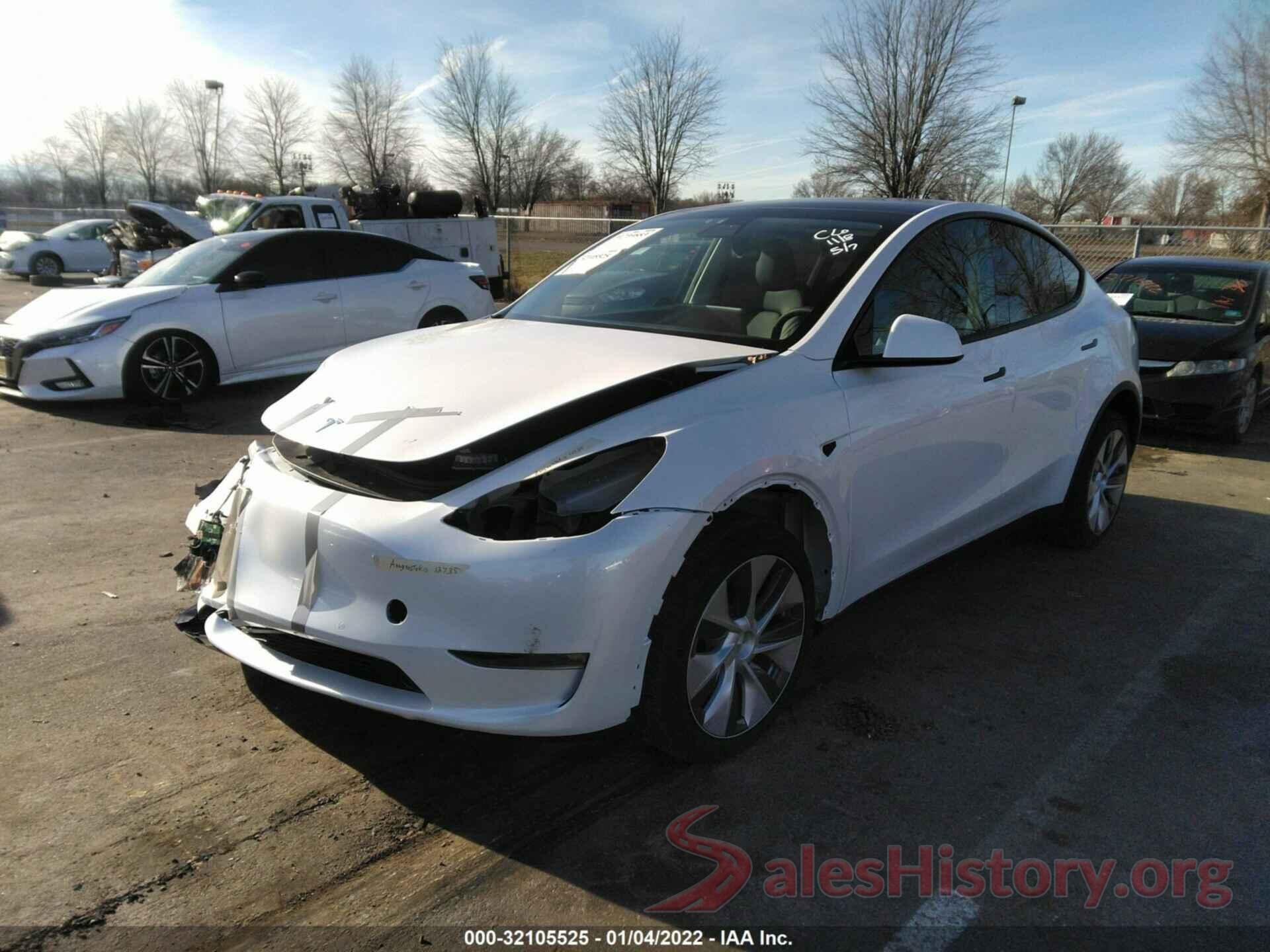 5YJYGDEE9MF296363 2021 TESLA MODEL Y