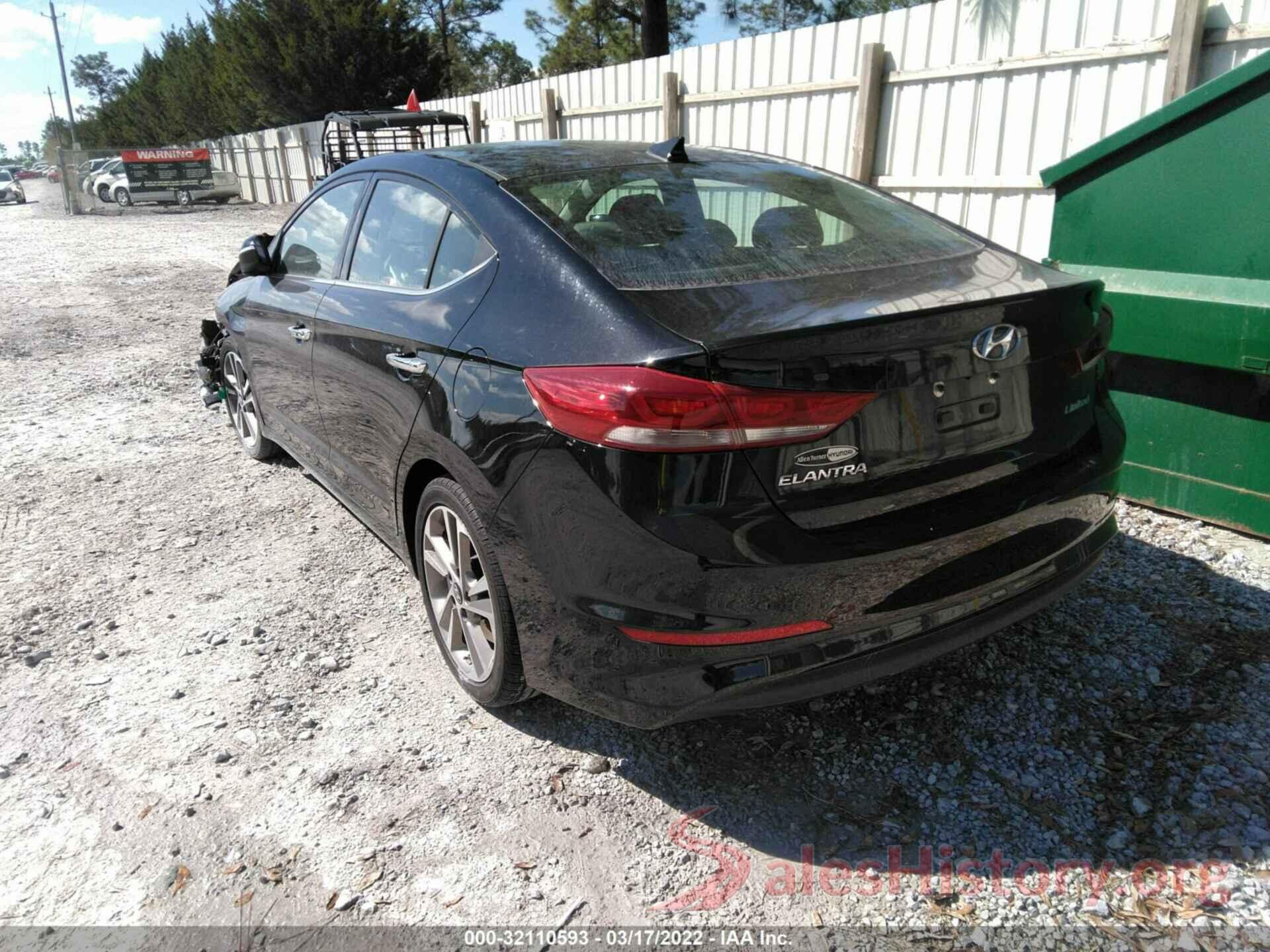 5NPD84LFXHH209505 2017 HYUNDAI ELANTRA