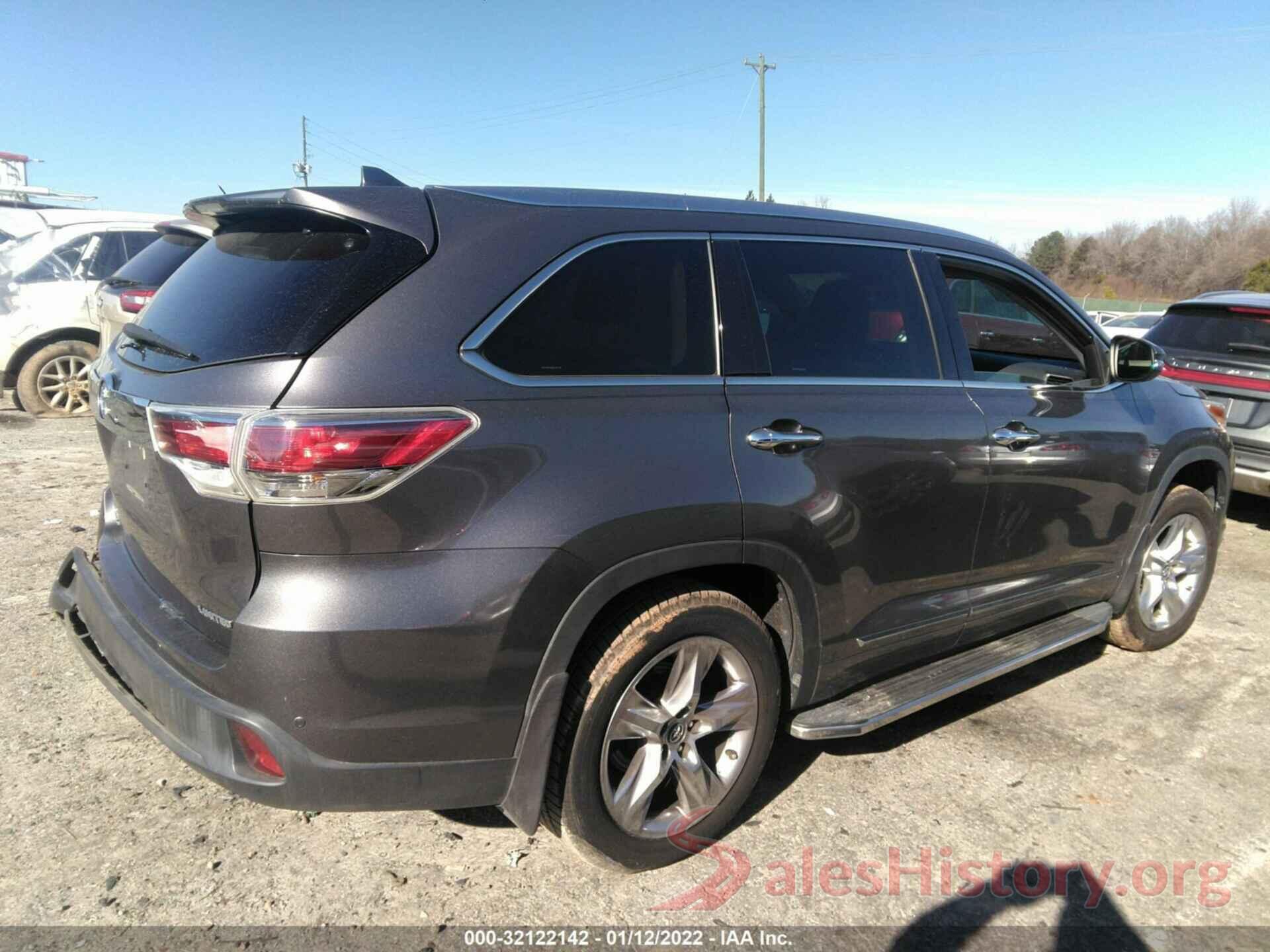 5TDYKRFH2GS153730 2016 TOYOTA HIGHLANDER