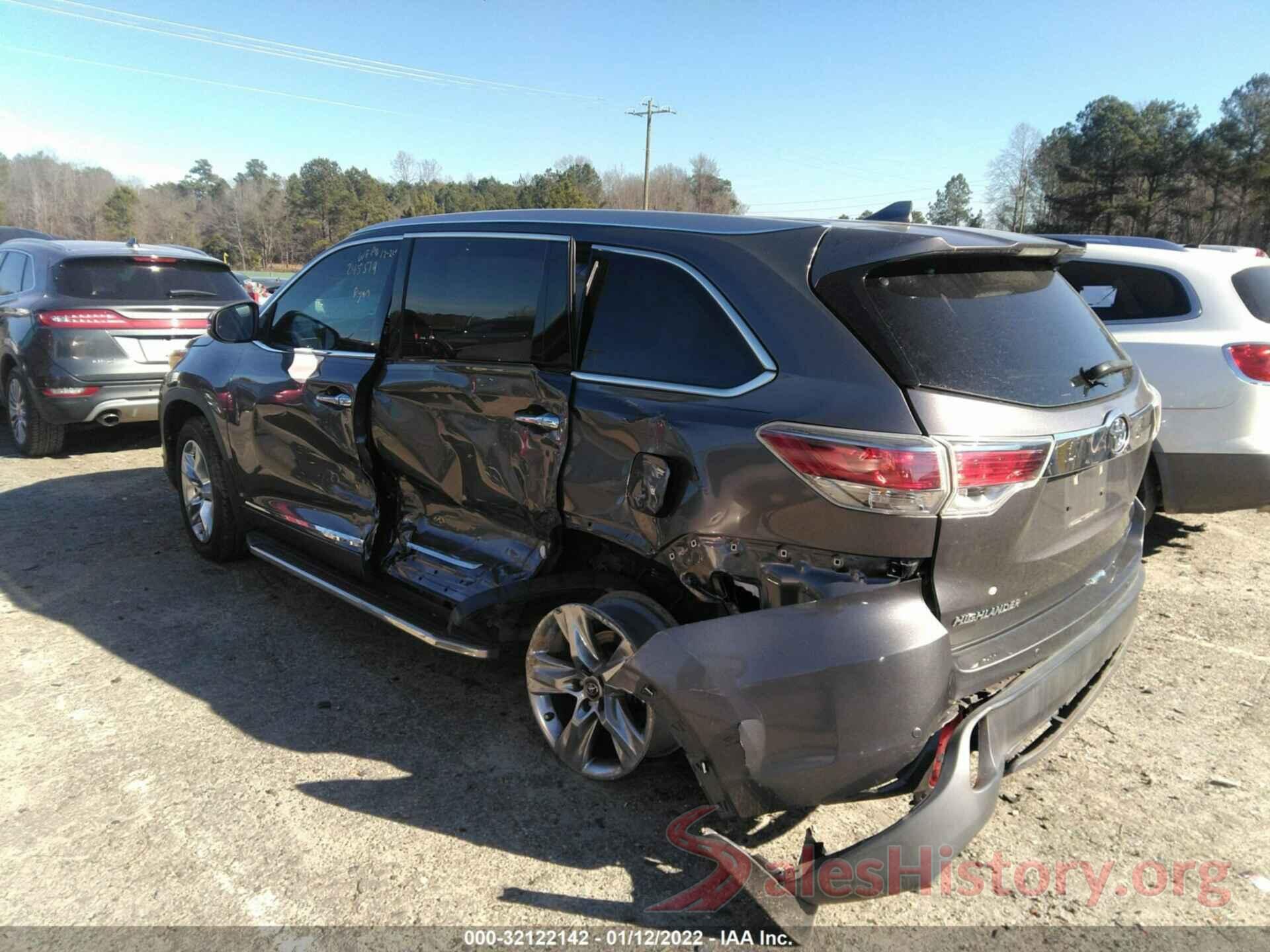 5TDYKRFH2GS153730 2016 TOYOTA HIGHLANDER