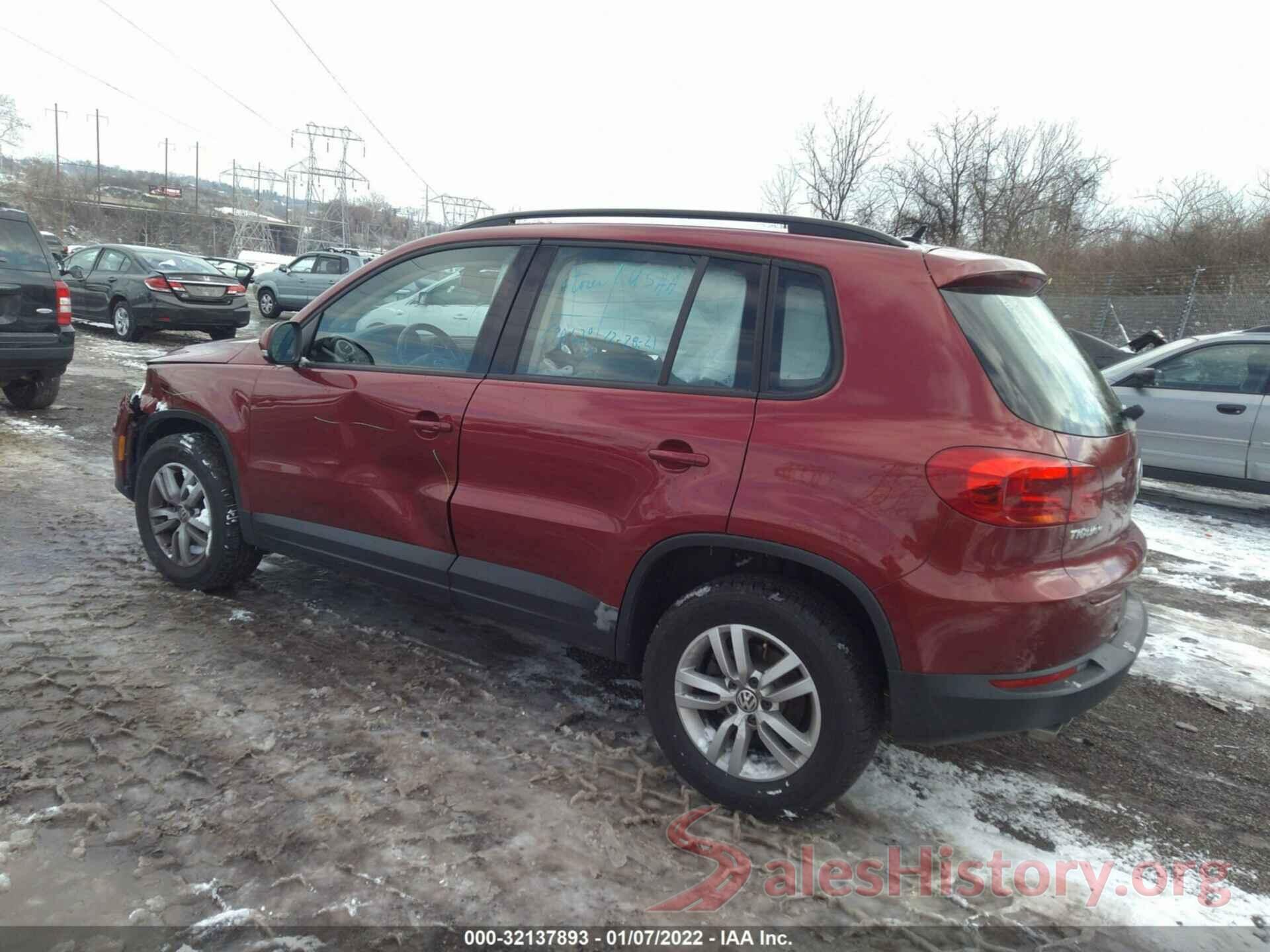 WVGBV7AX1GW014118 2016 VOLKSWAGEN TIGUAN