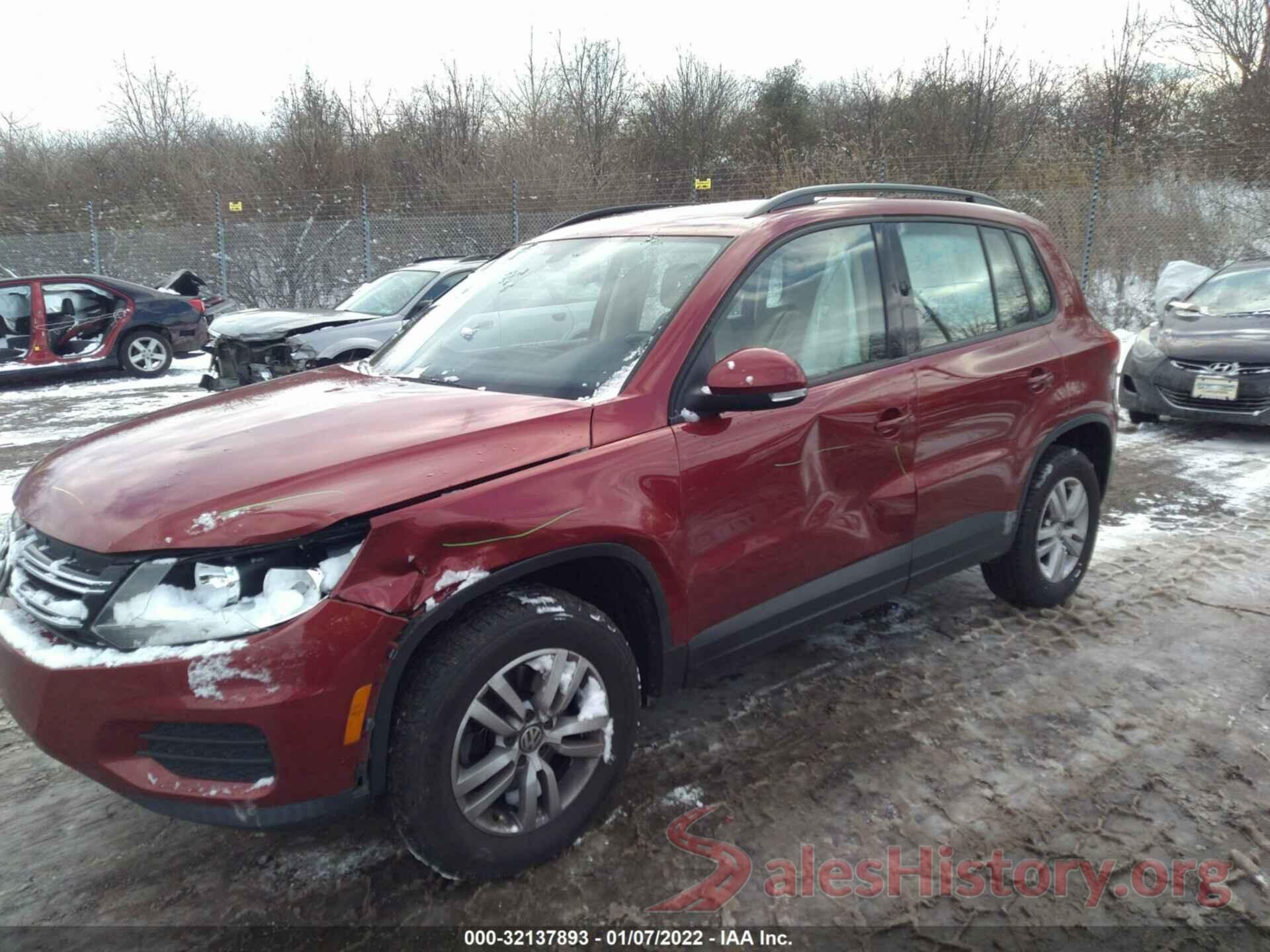 WVGBV7AX1GW014118 2016 VOLKSWAGEN TIGUAN