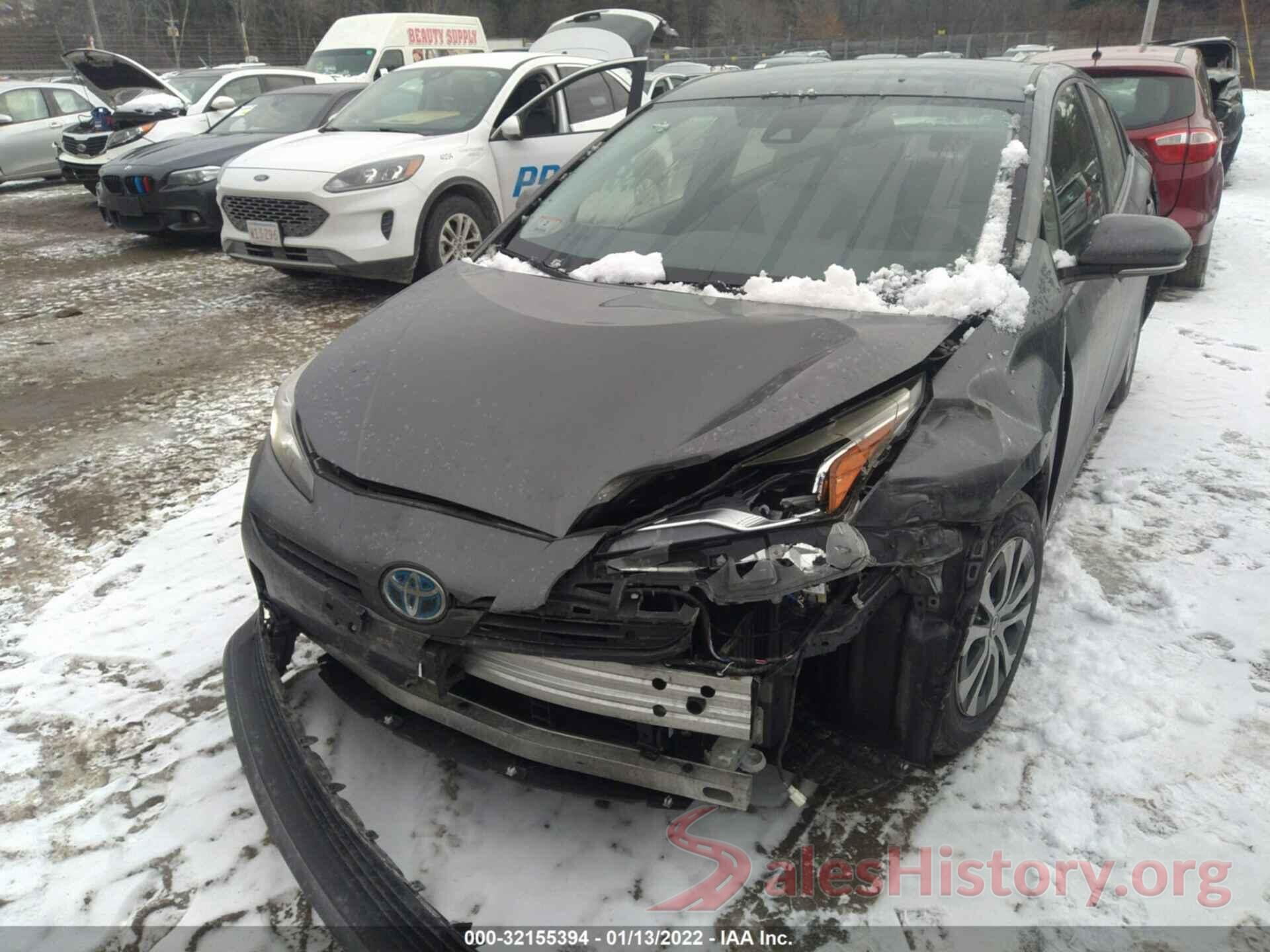 JTDL9RFU0K3012054 2019 TOYOTA PRIUS