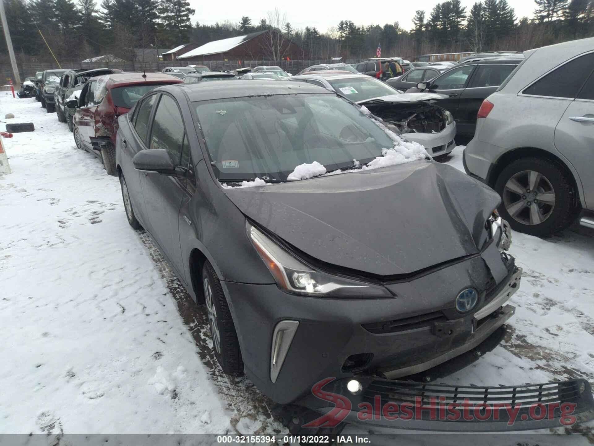 JTDL9RFU0K3012054 2019 TOYOTA PRIUS