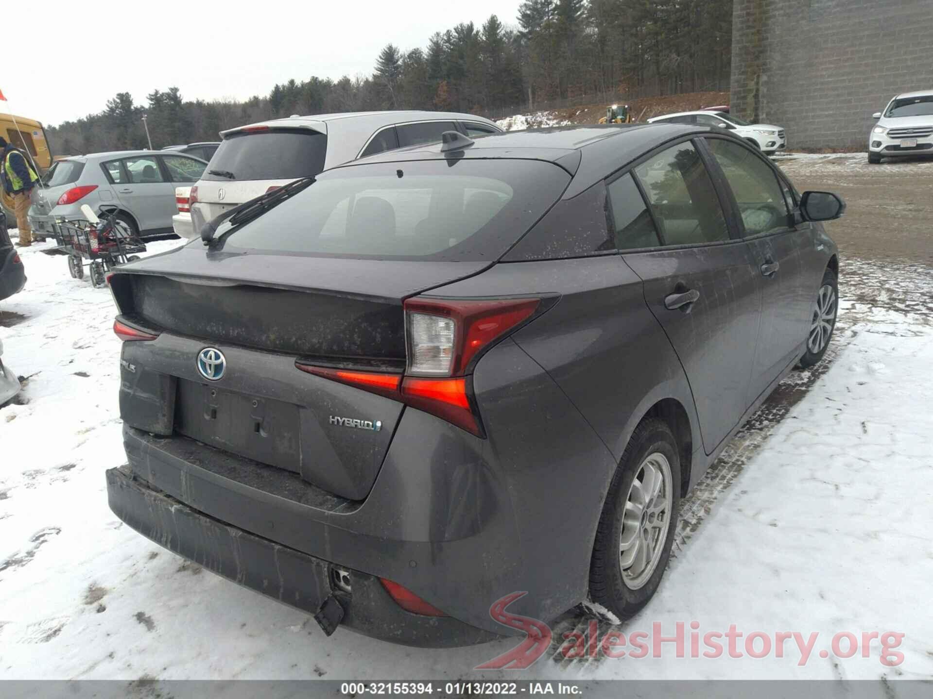 JTDL9RFU0K3012054 2019 TOYOTA PRIUS