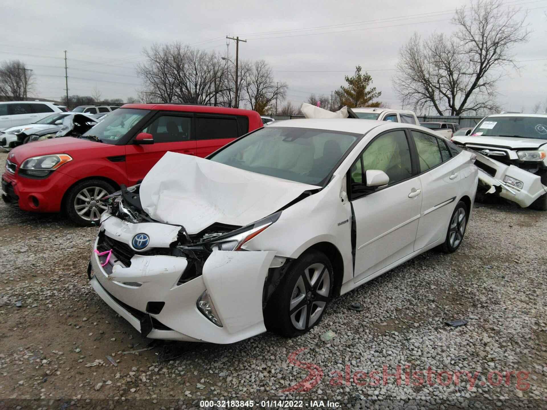 JTDKARFU4G3003982 2016 TOYOTA PRIUS