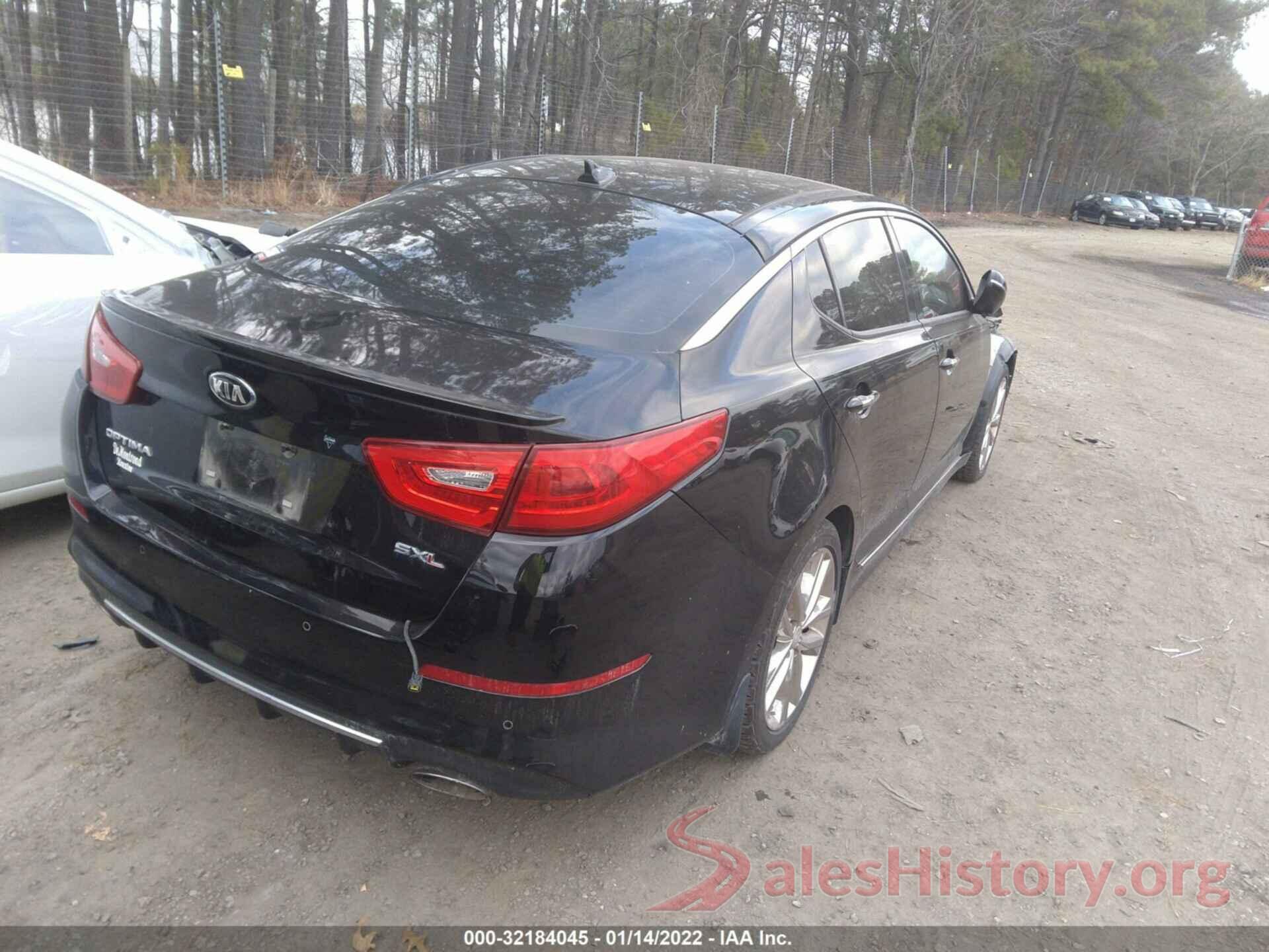 5XXGR4A6XEG333942 2014 KIA OPTIMA