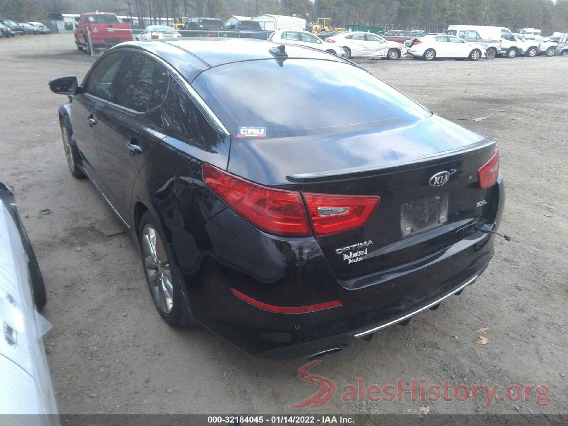 5XXGR4A6XEG333942 2014 KIA OPTIMA