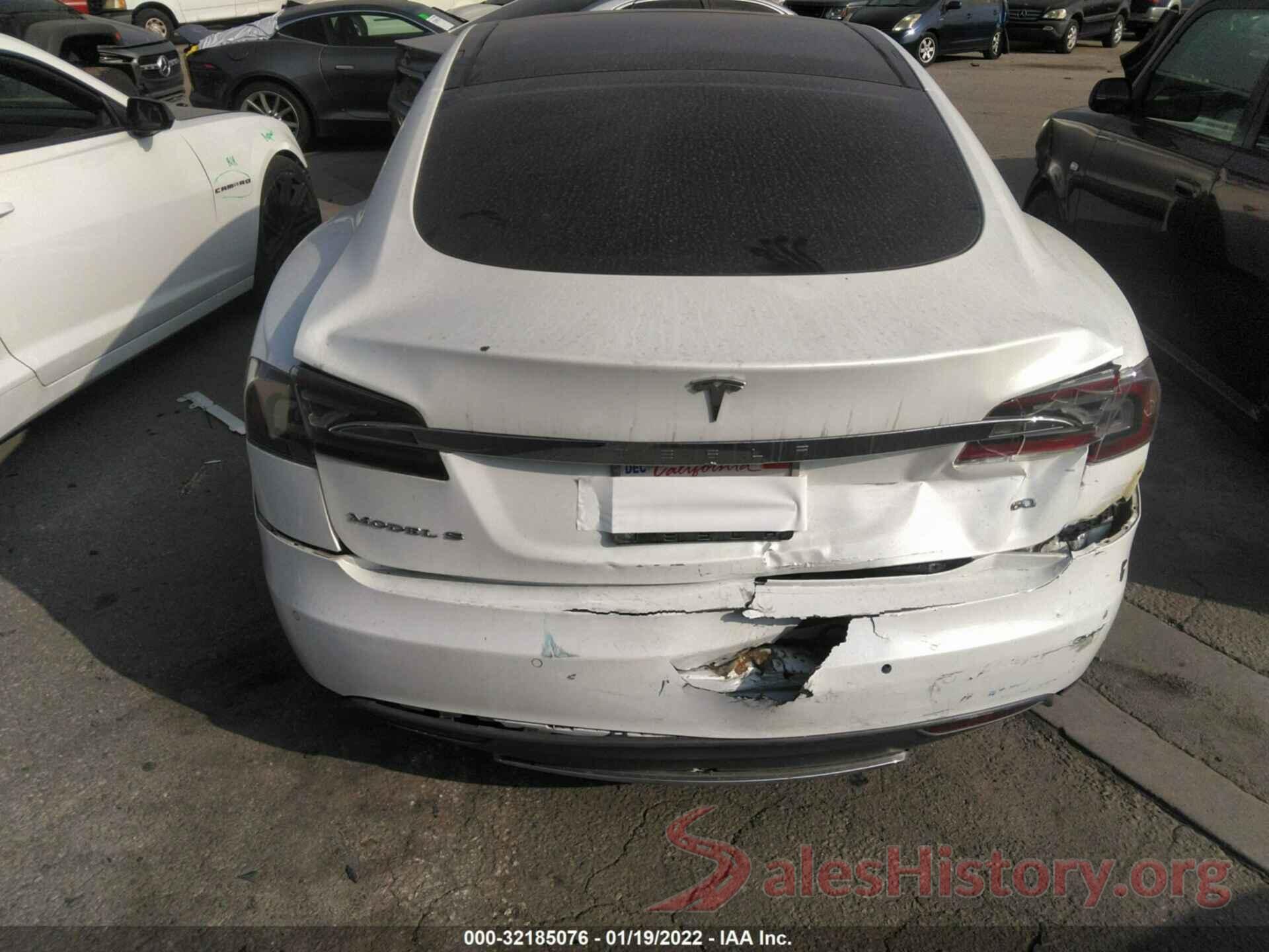 5YJSA1S19EFP49485 2014 TESLA MODEL S