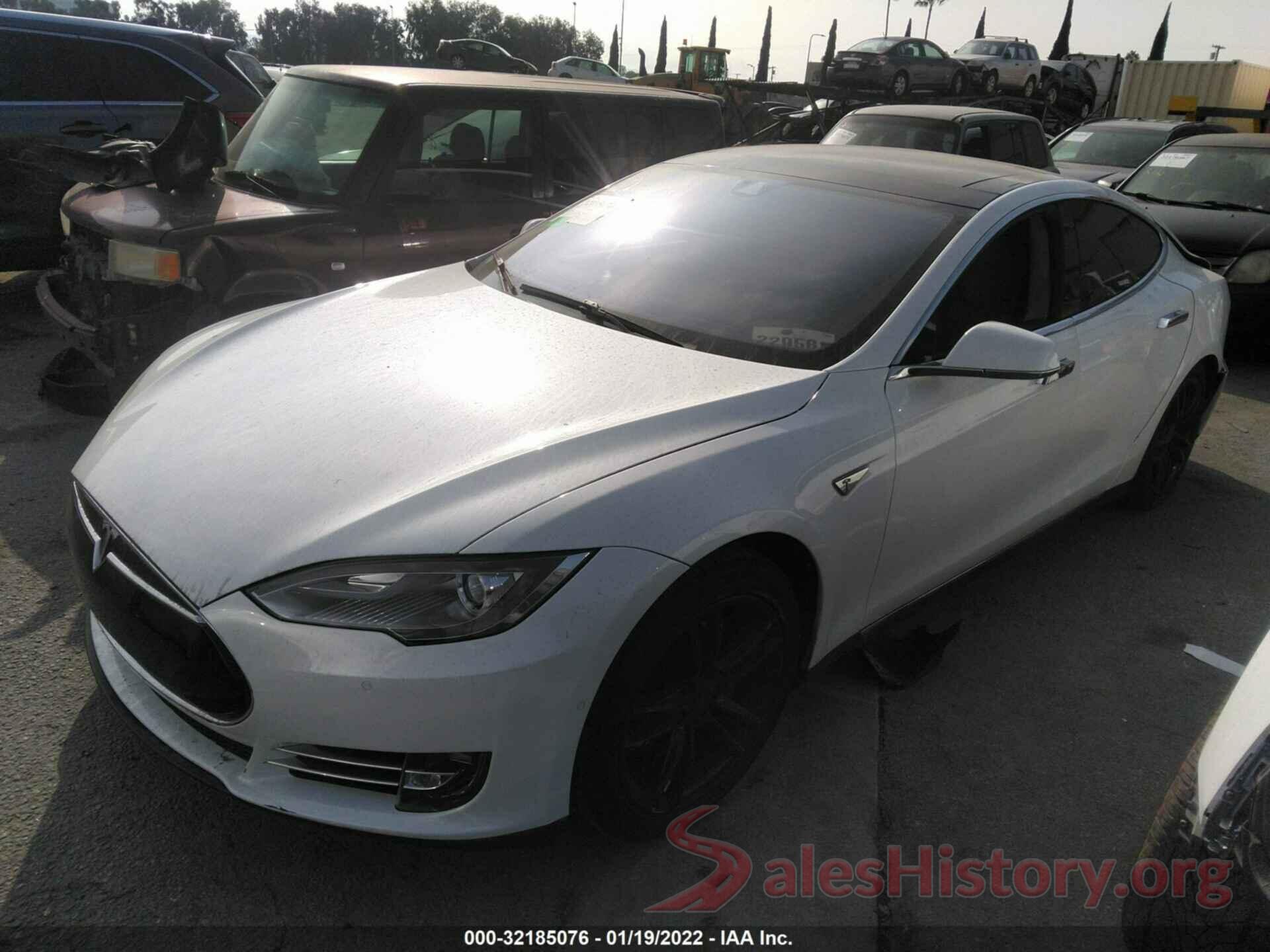 5YJSA1S19EFP49485 2014 TESLA MODEL S