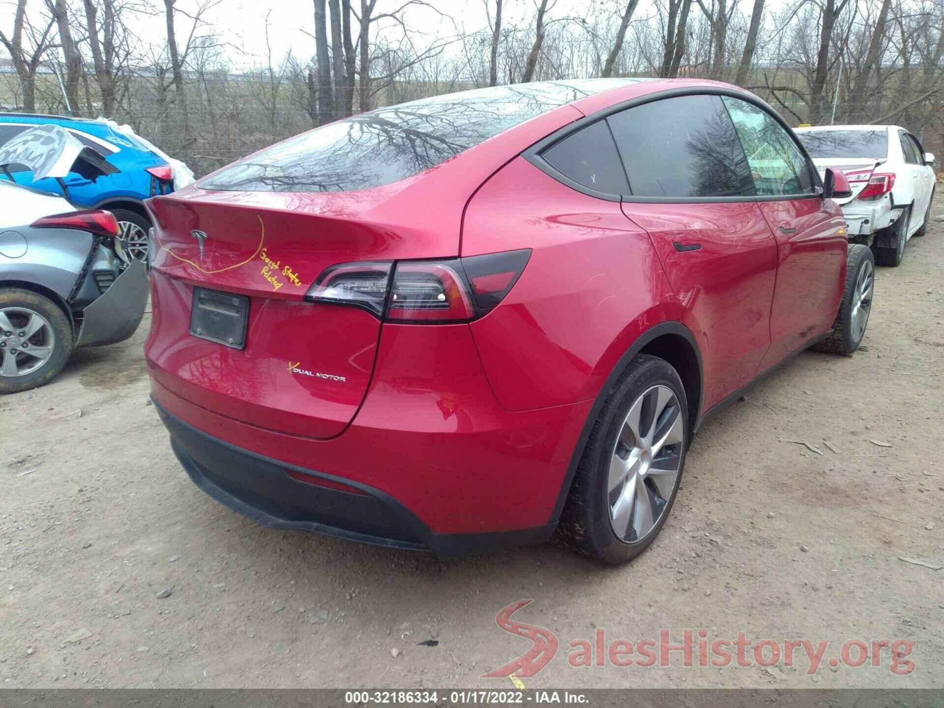 5YJYGDEE0LF026291 2020 TESLA MODEL Y