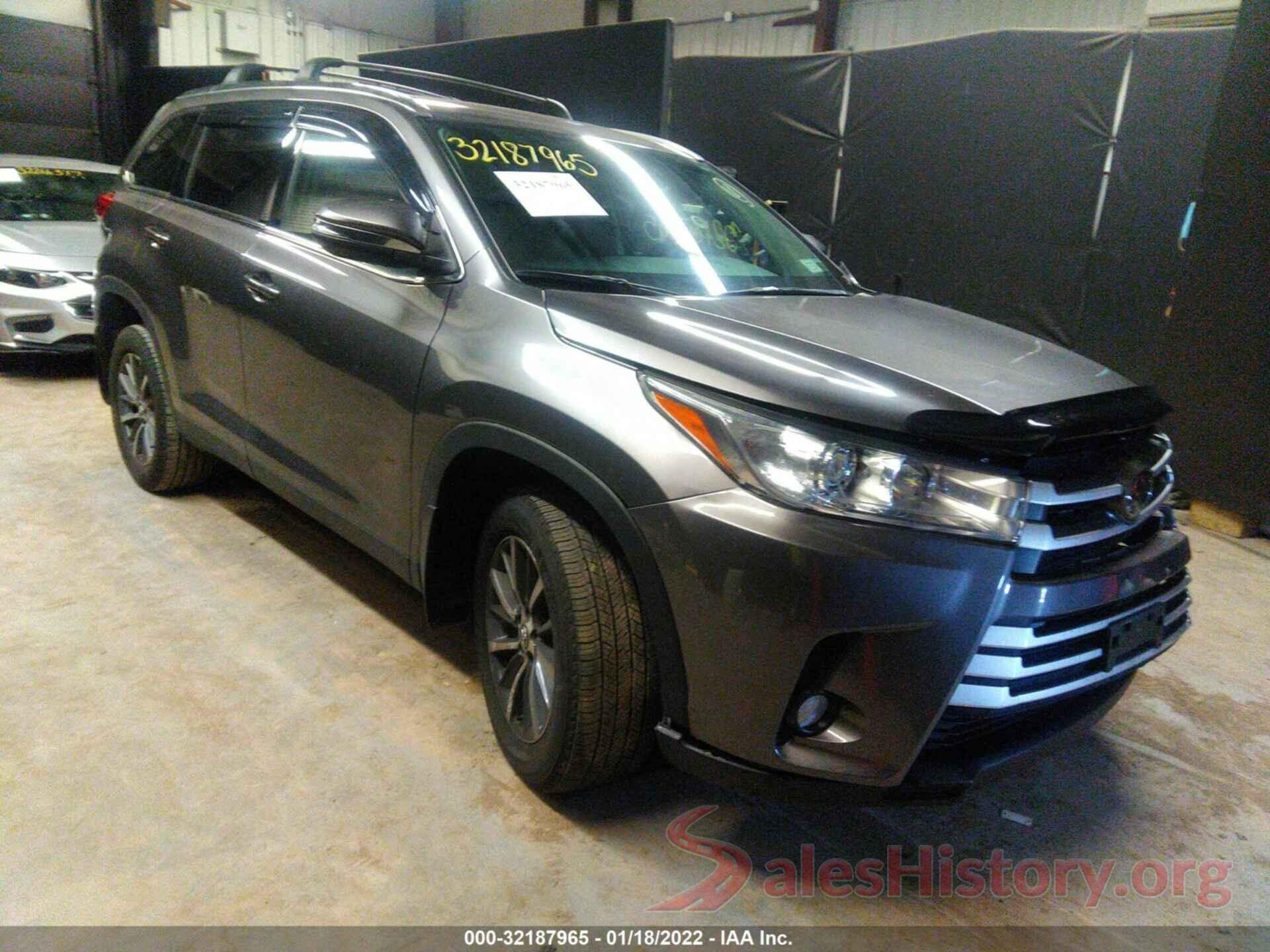 5TDJZRFH9KS612760 2019 TOYOTA HIGHLANDER