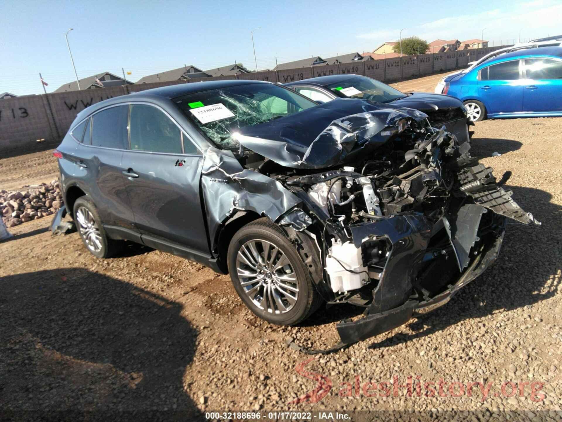 JTEAAAAH2MJ033797 2021 TOYOTA VENZA