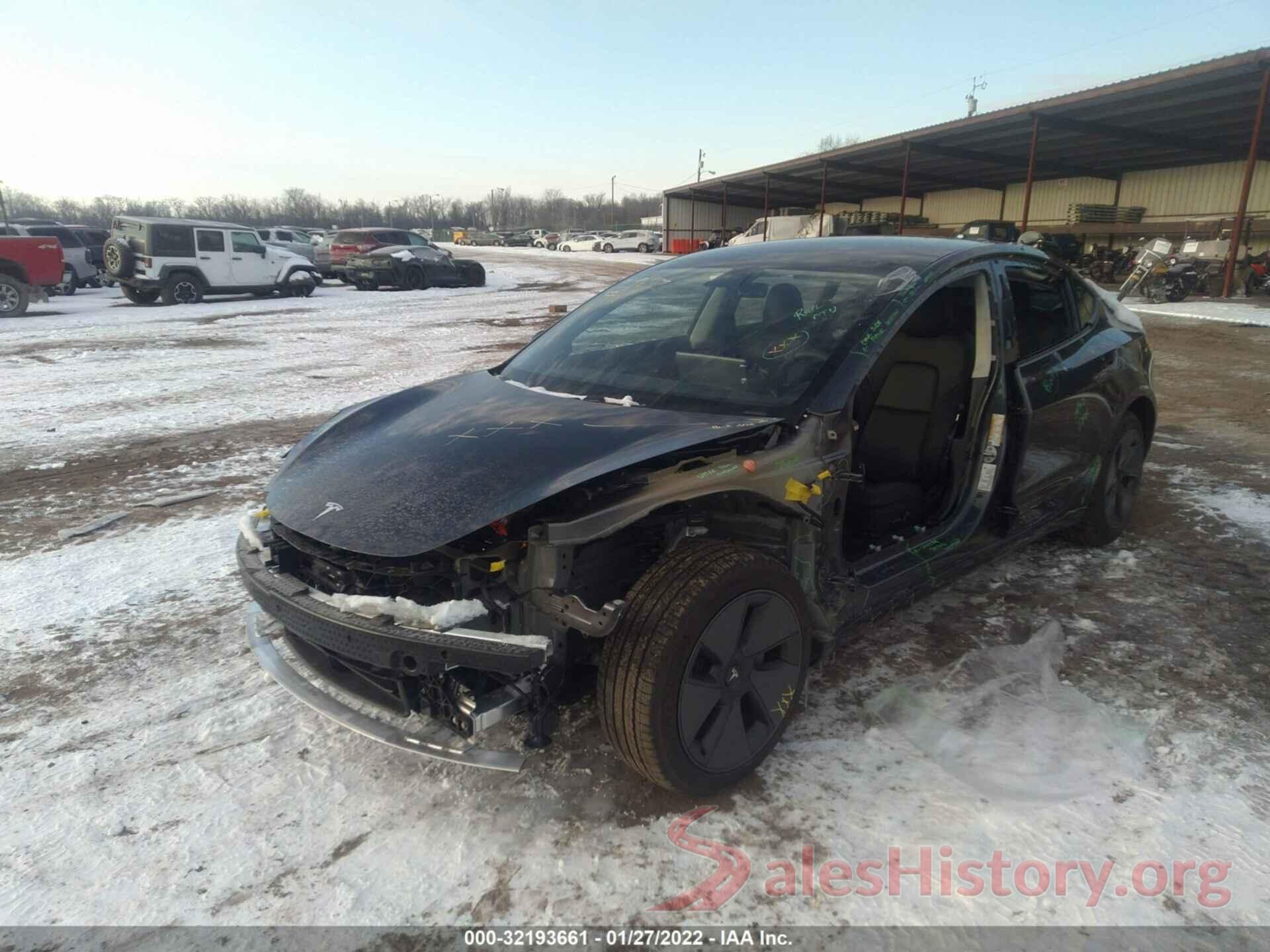 5YJ3E1EB5MF983957 2021 TESLA MODEL 3