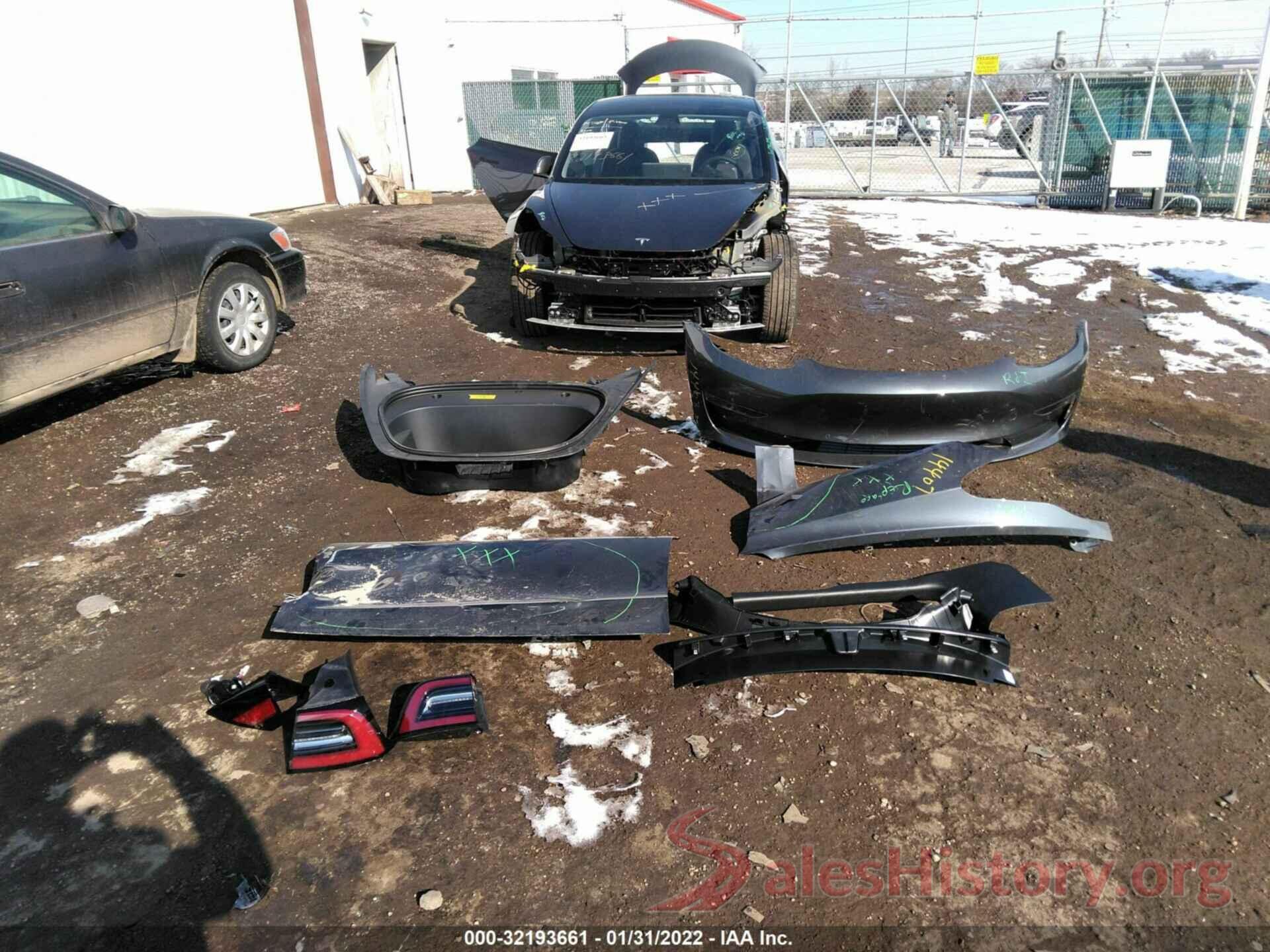 5YJ3E1EB5MF983957 2021 TESLA MODEL 3