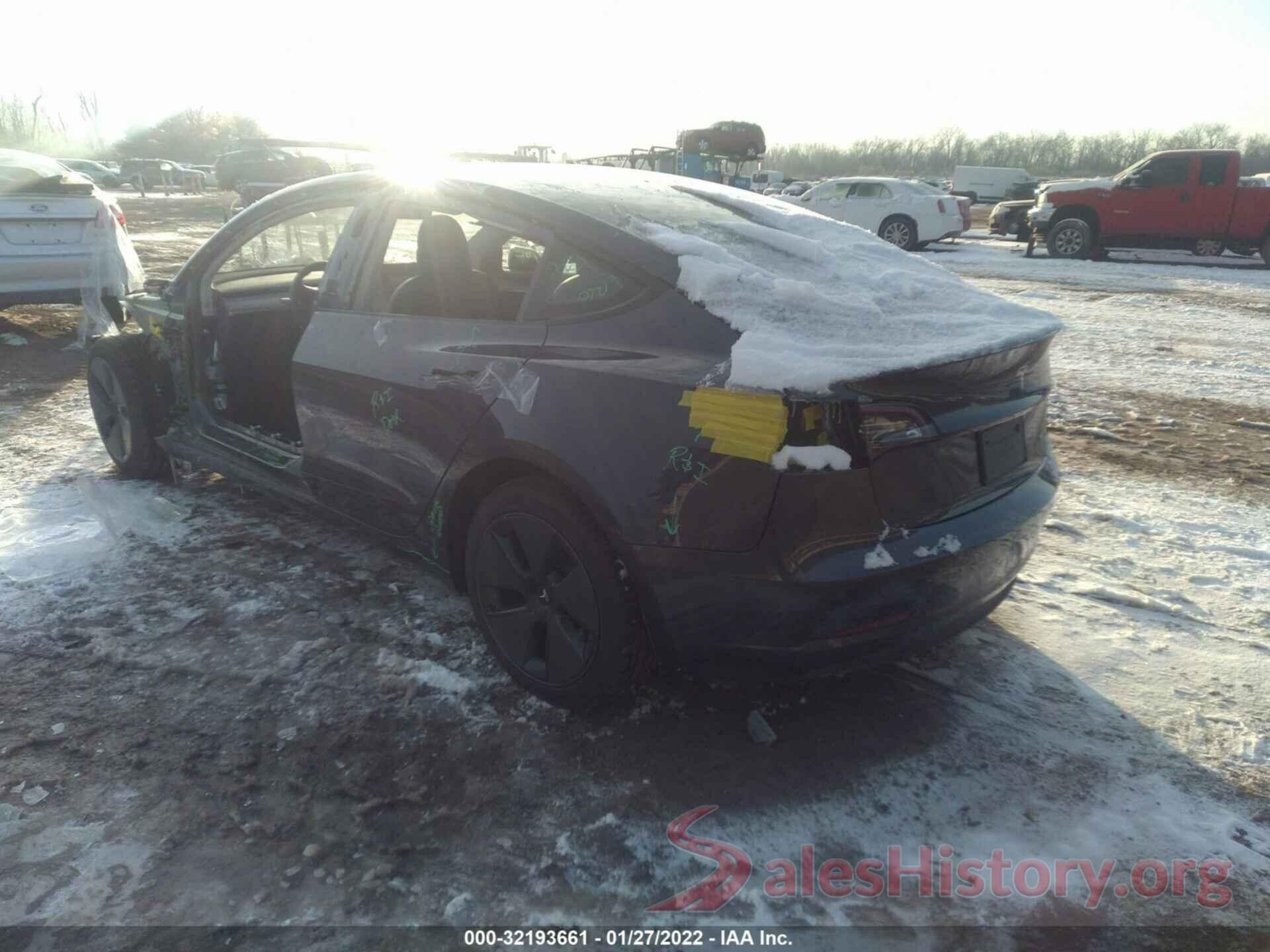 5YJ3E1EB5MF983957 2021 TESLA MODEL 3