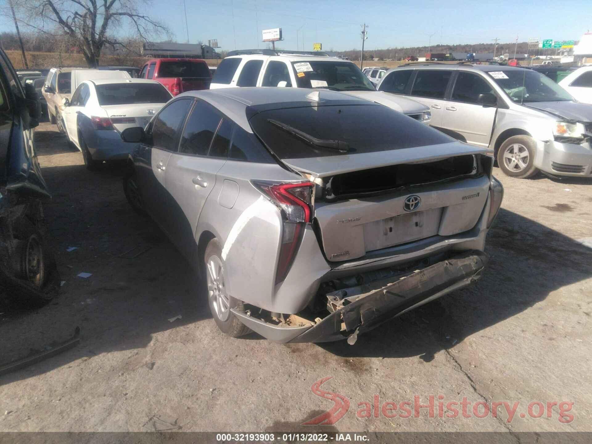 JTDKBRFU3H3030427 2017 TOYOTA PRIUS