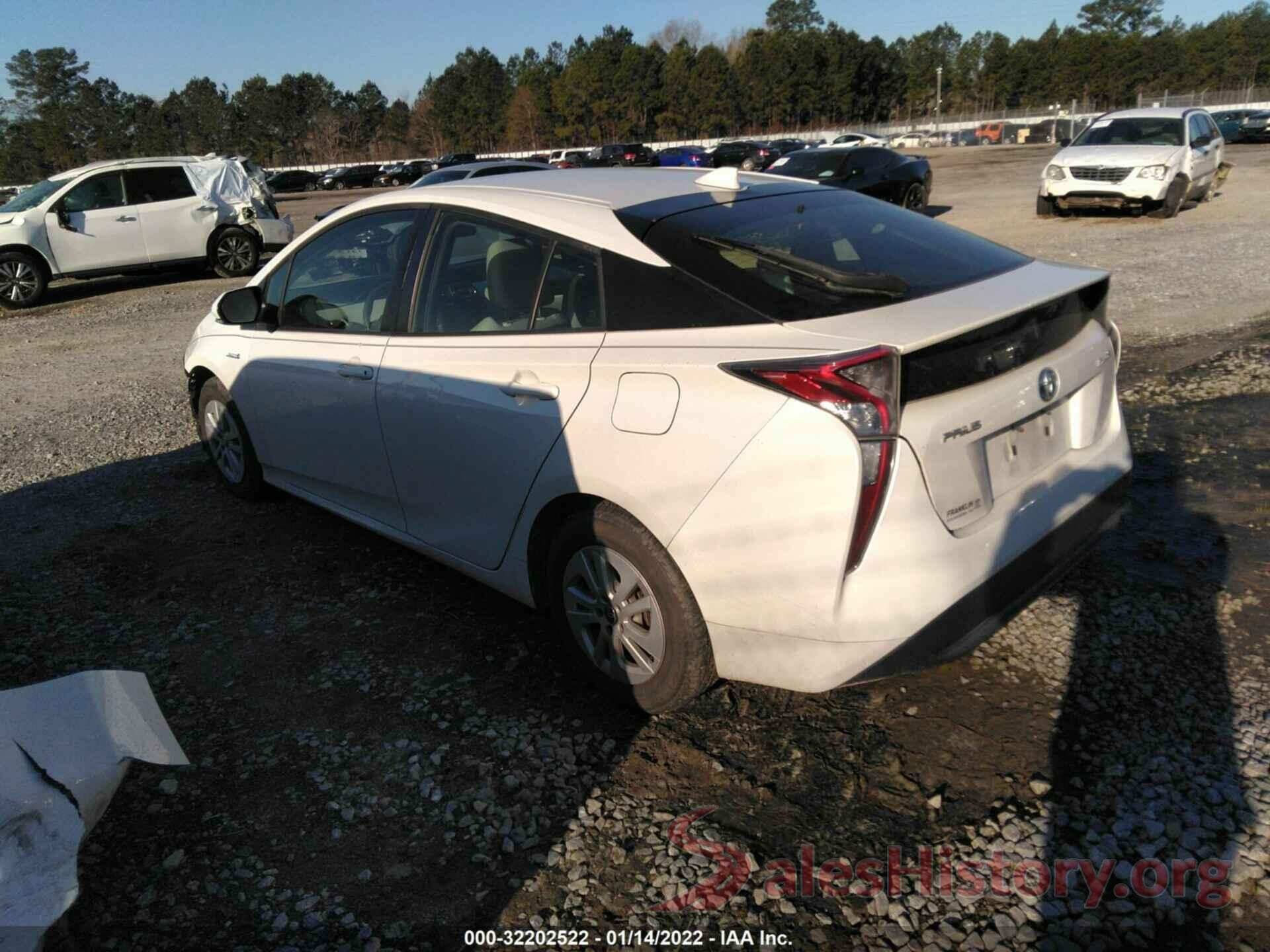 JTDKBRFU8H3035168 2017 TOYOTA PRIUS