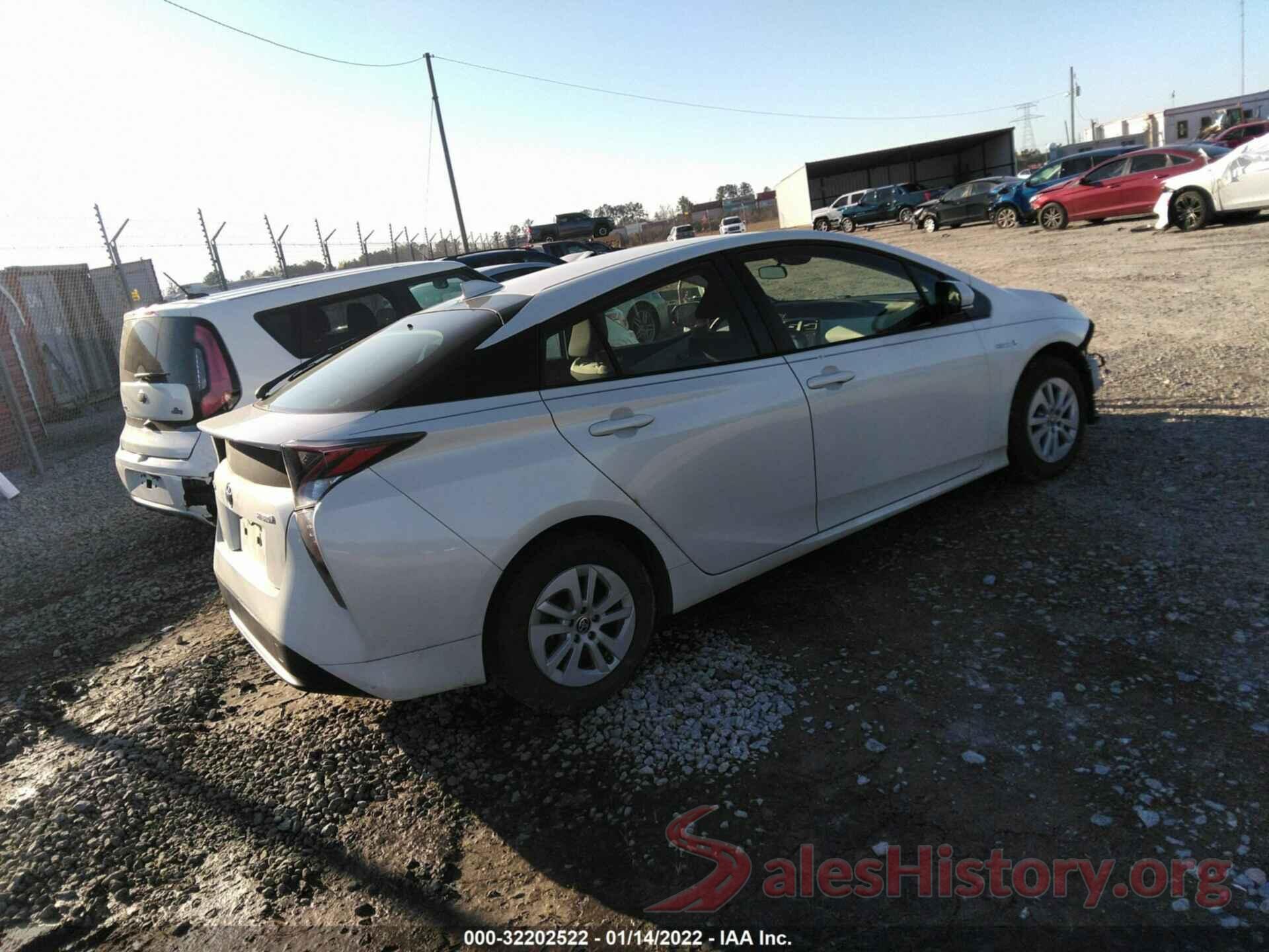 JTDKBRFU8H3035168 2017 TOYOTA PRIUS