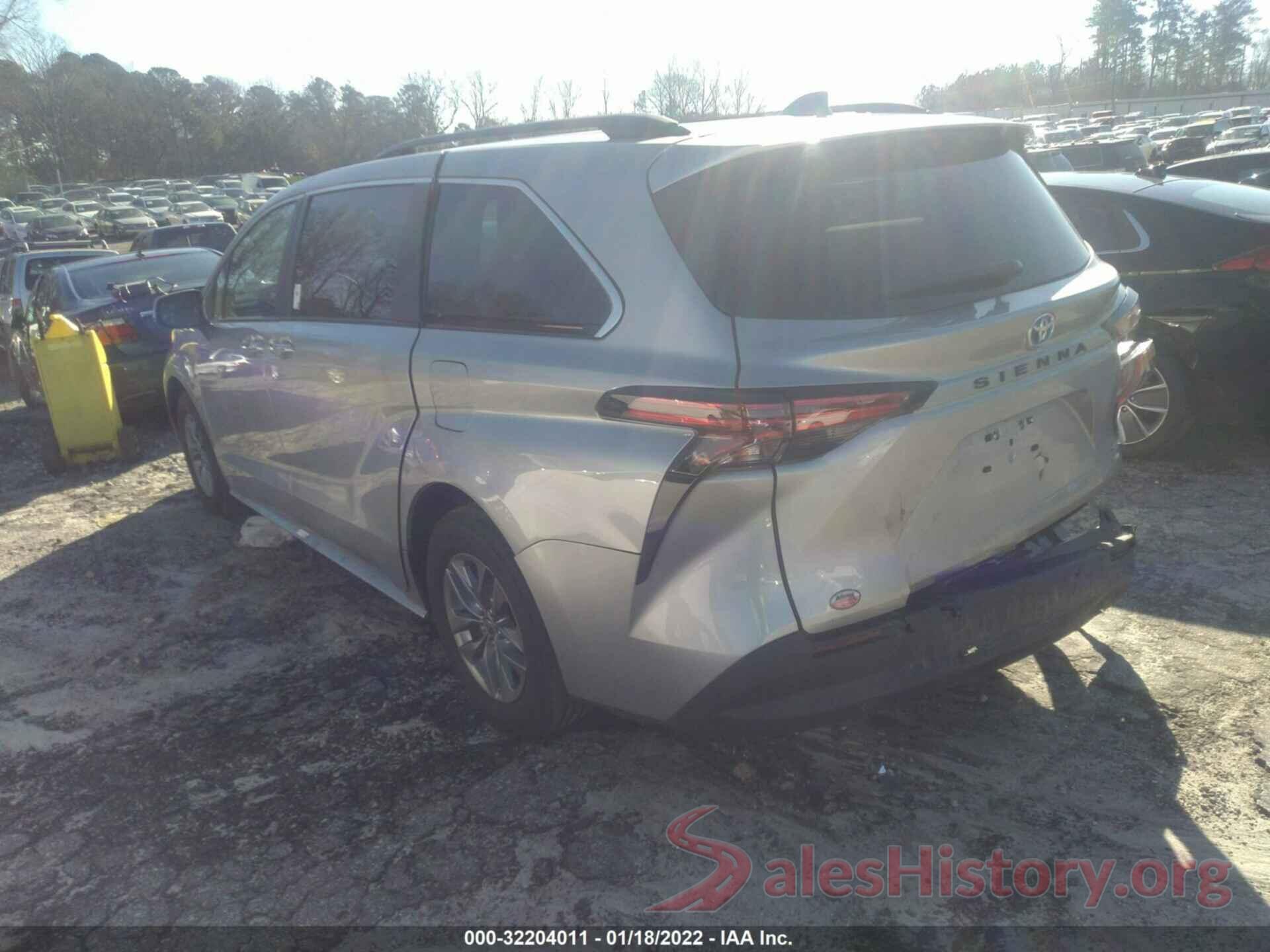 5TDJRKEC2MS066884 2021 TOYOTA SIENNA