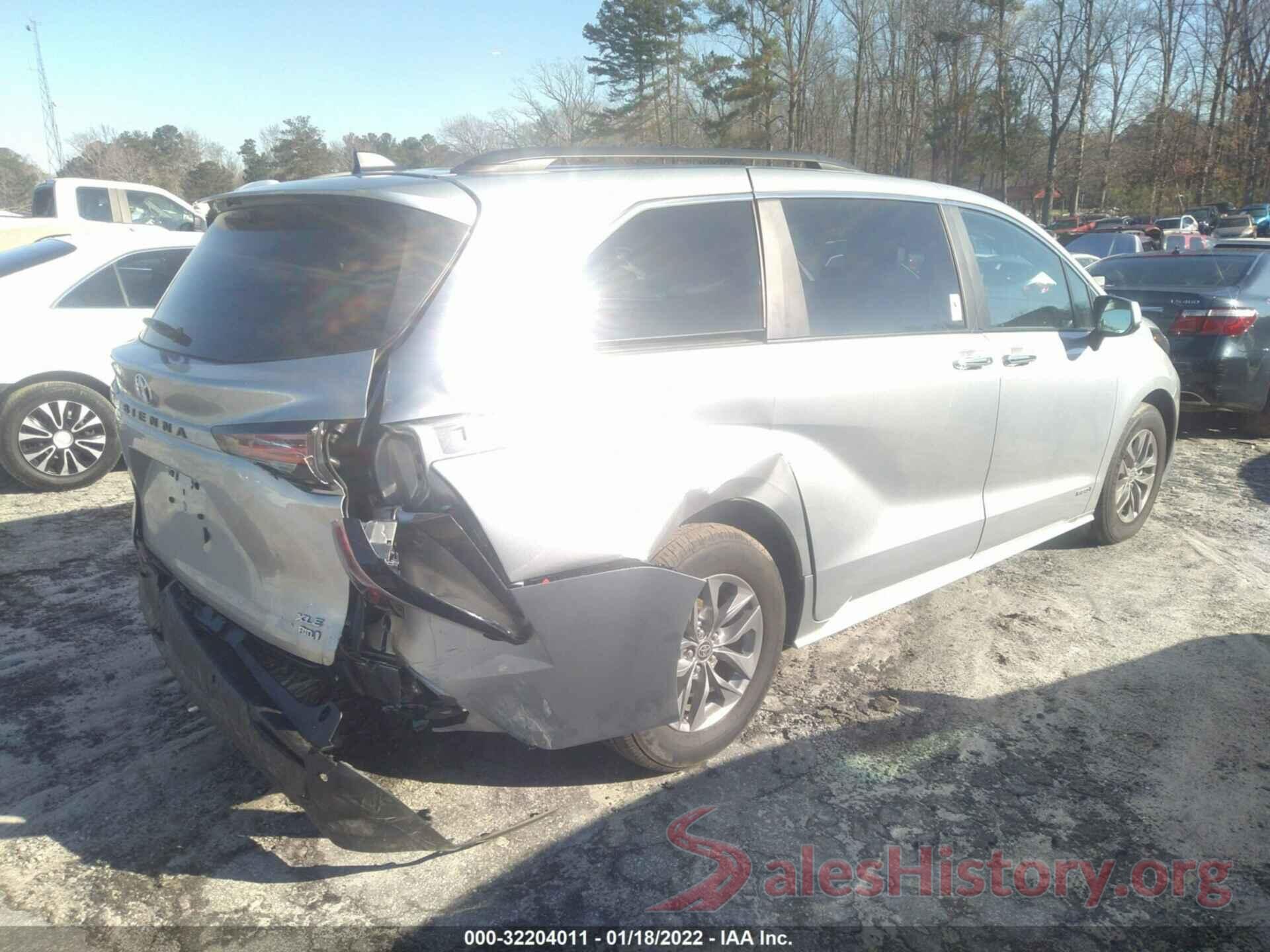 5TDJRKEC2MS066884 2021 TOYOTA SIENNA