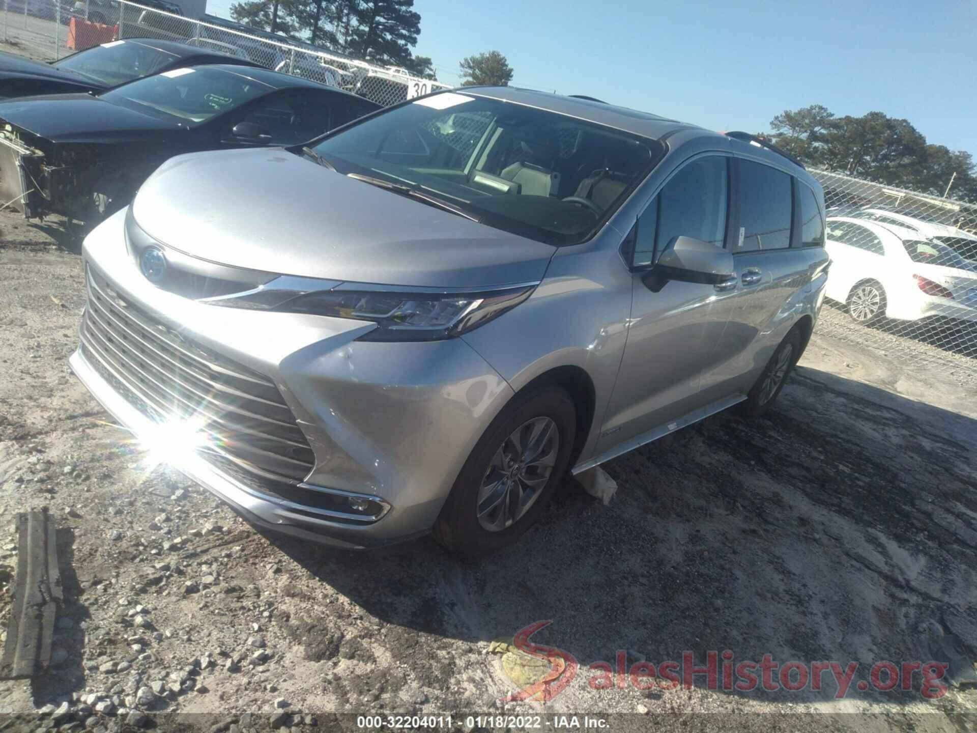 5TDJRKEC2MS066884 2021 TOYOTA SIENNA