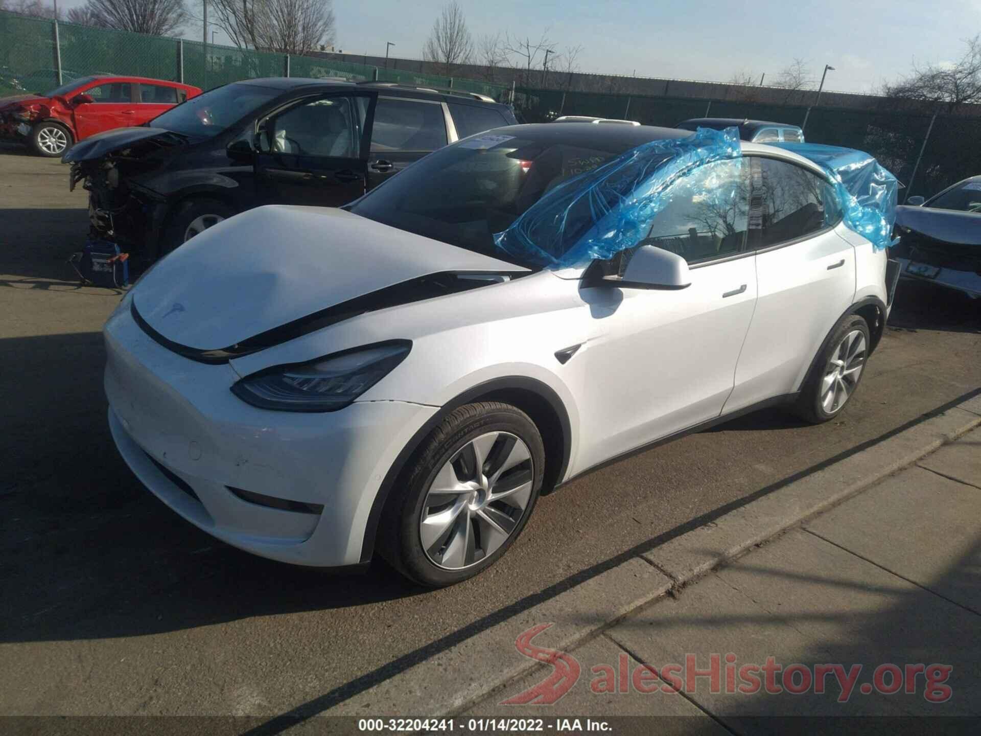 5YJYGDEE5LF049257 2020 TESLA MODEL Y