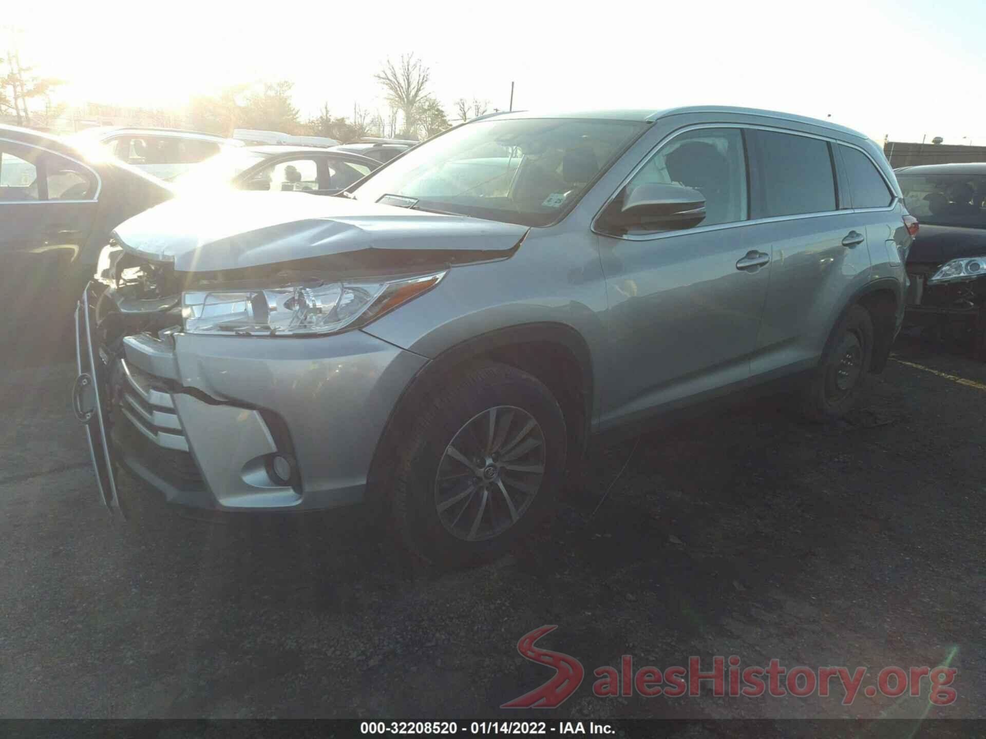 5TDJZRFH3KS612298 2019 TOYOTA HIGHLANDER