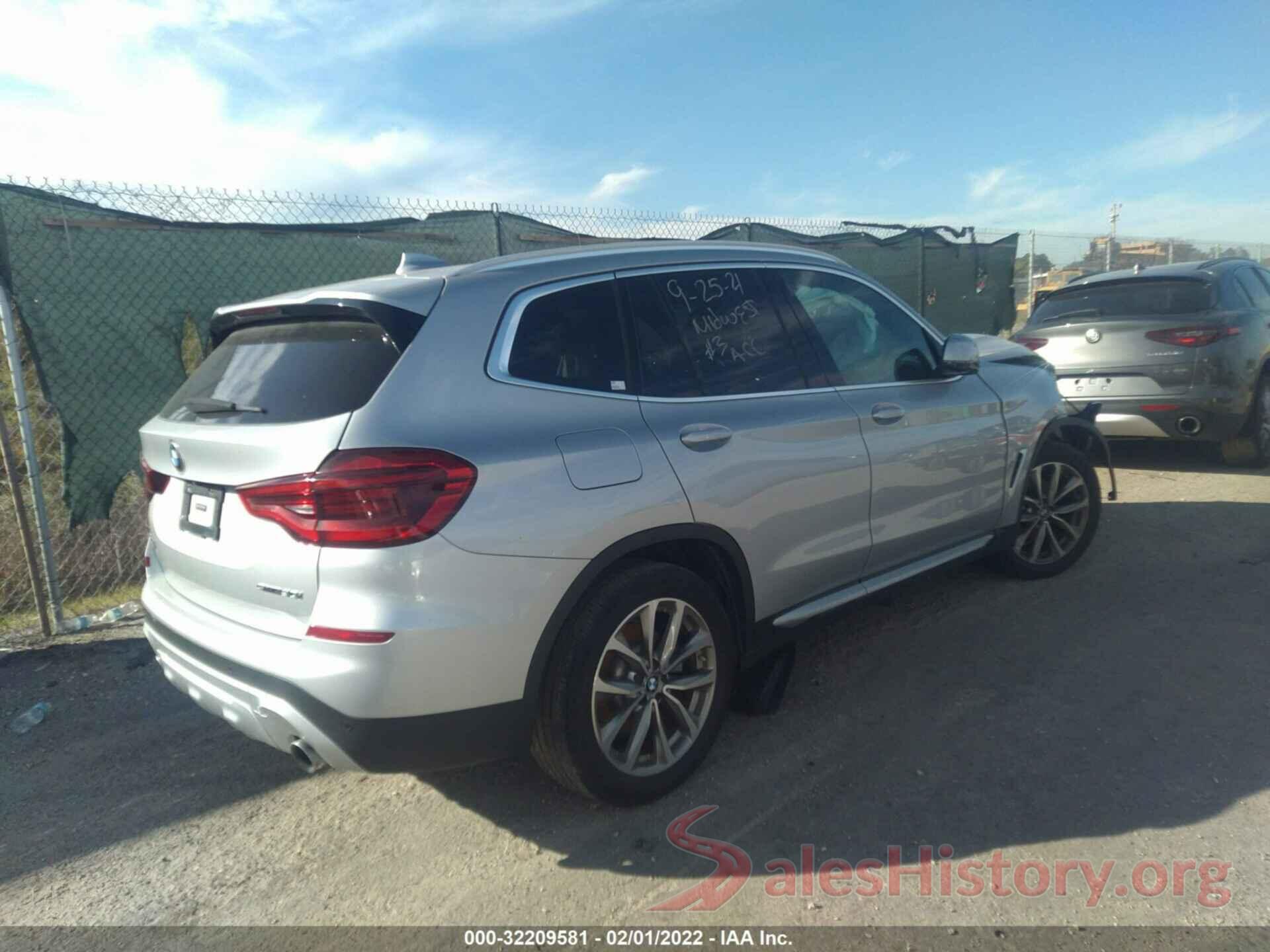 5UXTR7C51KLF35974 2019 BMW X3