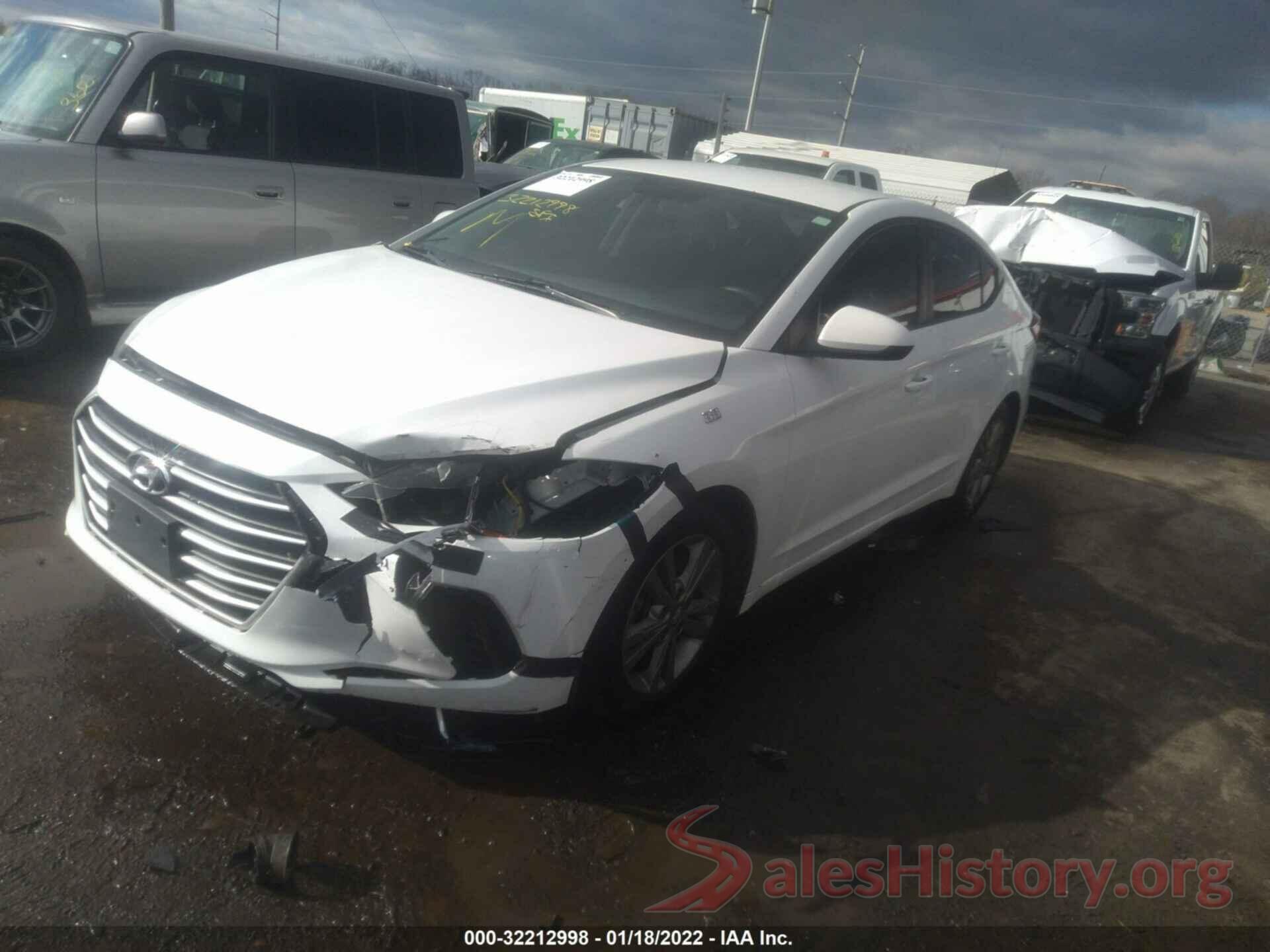 5NPD84LF3JH302968 2018 HYUNDAI ELANTRA