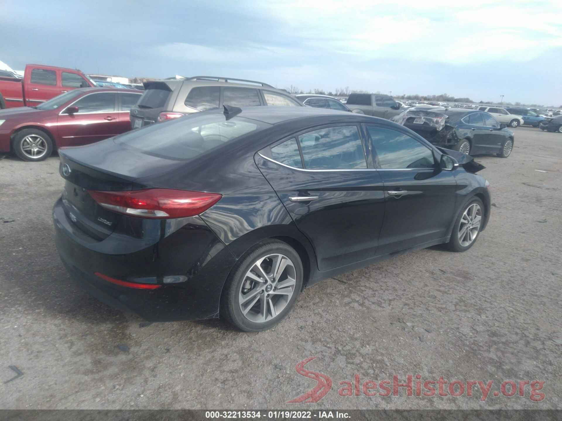 5NPD84LFXHH186629 2017 HYUNDAI ELANTRA