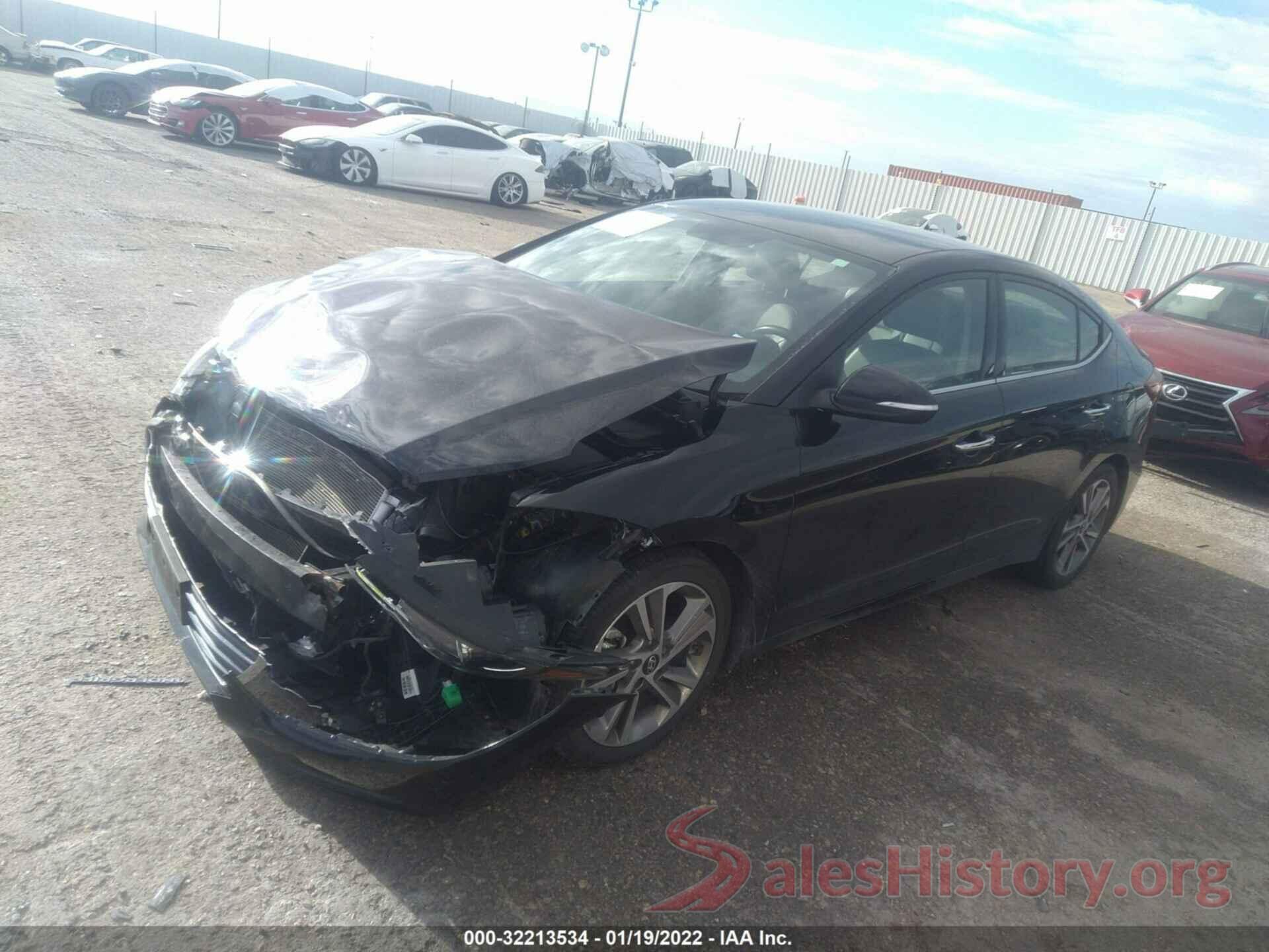 5NPD84LFXHH186629 2017 HYUNDAI ELANTRA